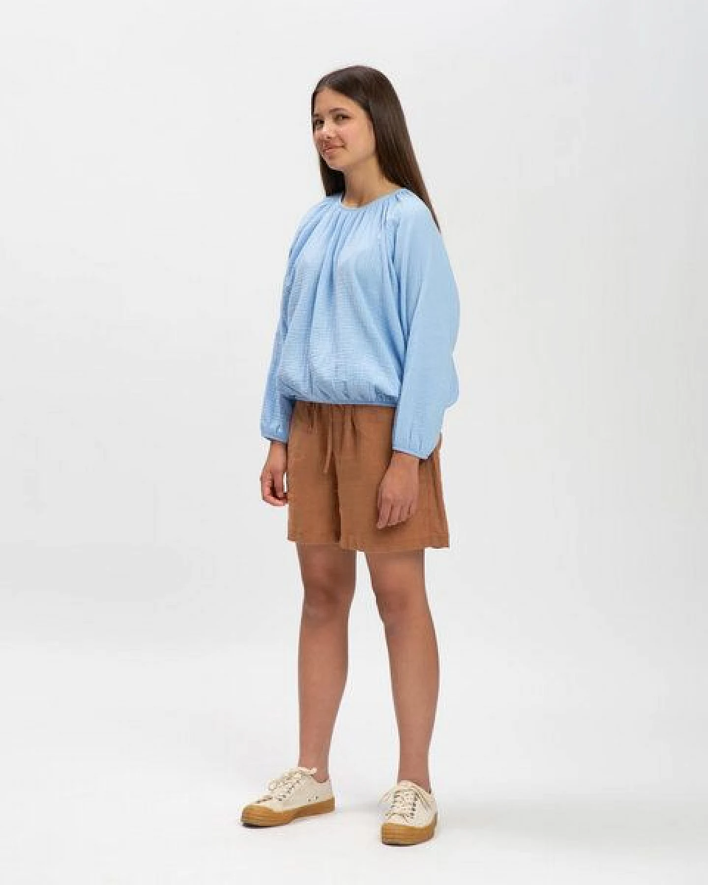 Matona Luftige Musselin Bluse für Kinder / Balloon Blouse – Ansicht 3