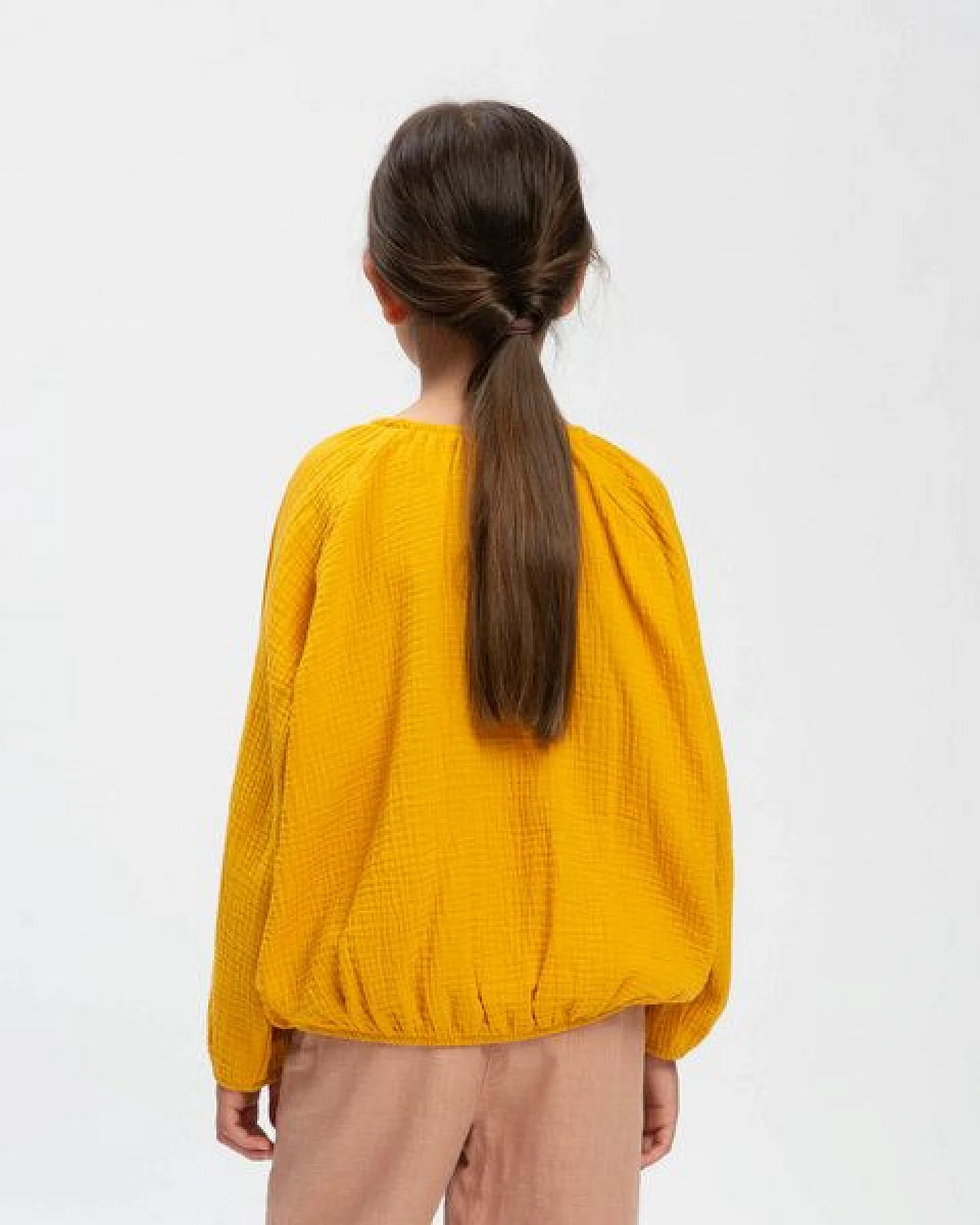 Matona Luftige Musselin Bluse für Kinder / Balloon Blouse – Ansicht 2
