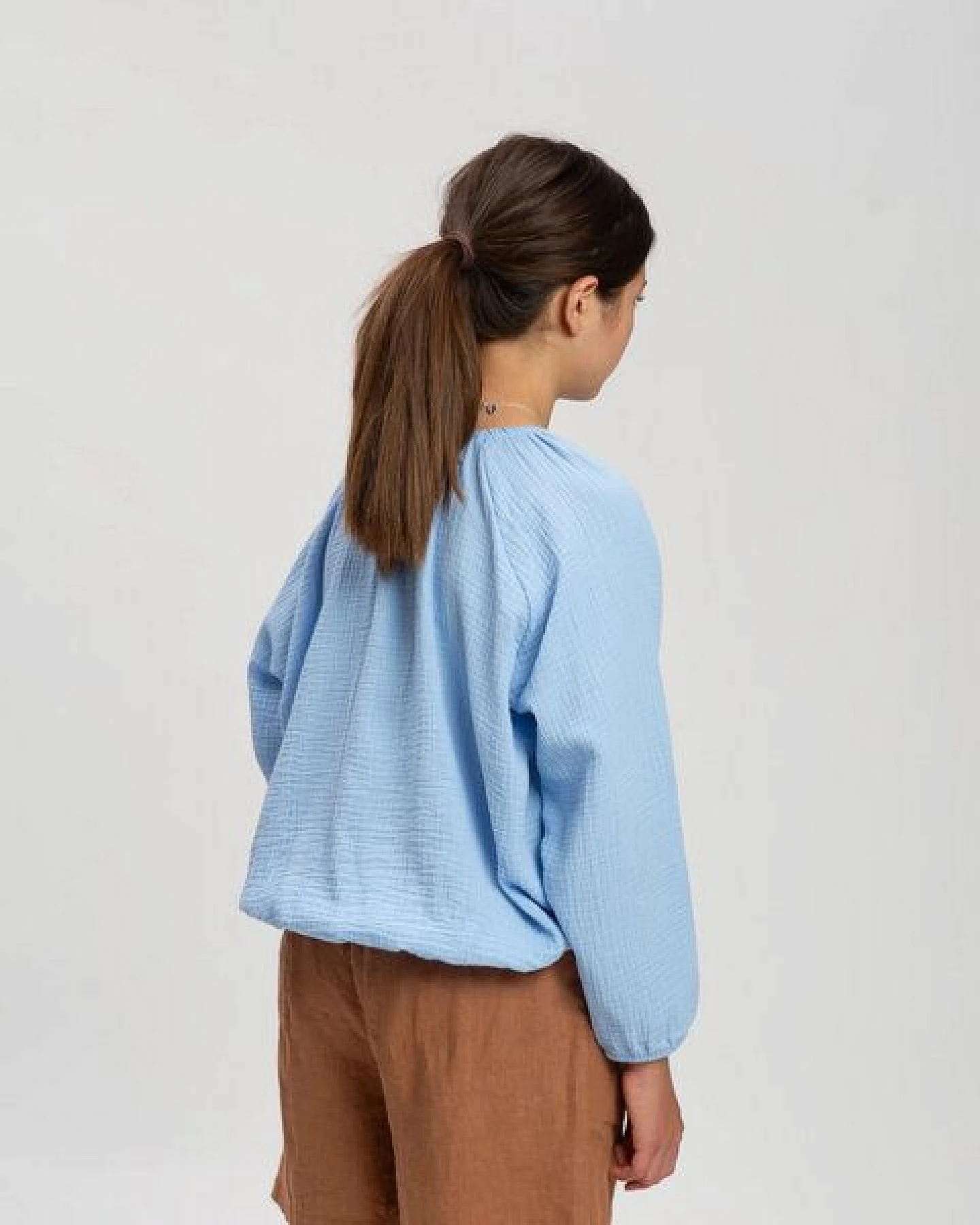 Matona Luftige Musselin Bluse für Kinder / Balloon Blouse – Ansicht 2