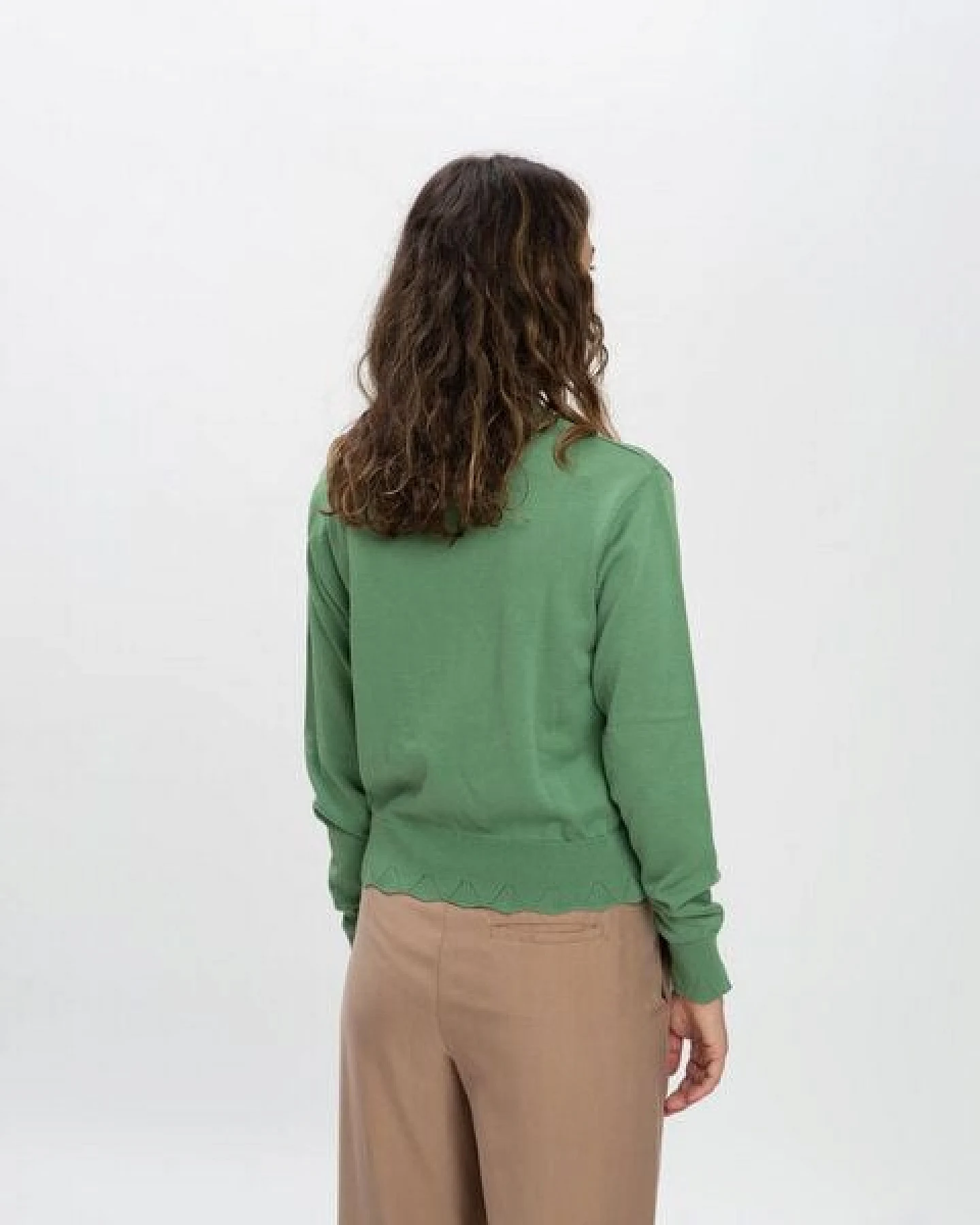 Matona Feinstrickpullover für Frauen / Flower Sweater – Ansicht 2