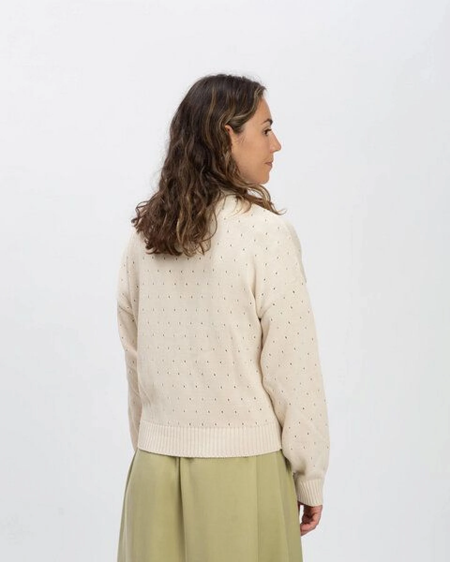 Matona Strickjacke aus Baumwolle für Frauen / Spring Cardigan – Ansicht 2