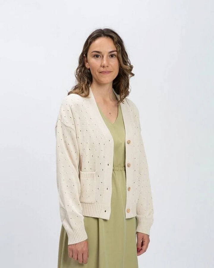 Matona Strickjacke aus Baumwolle für Frauen / Spring Cardigan