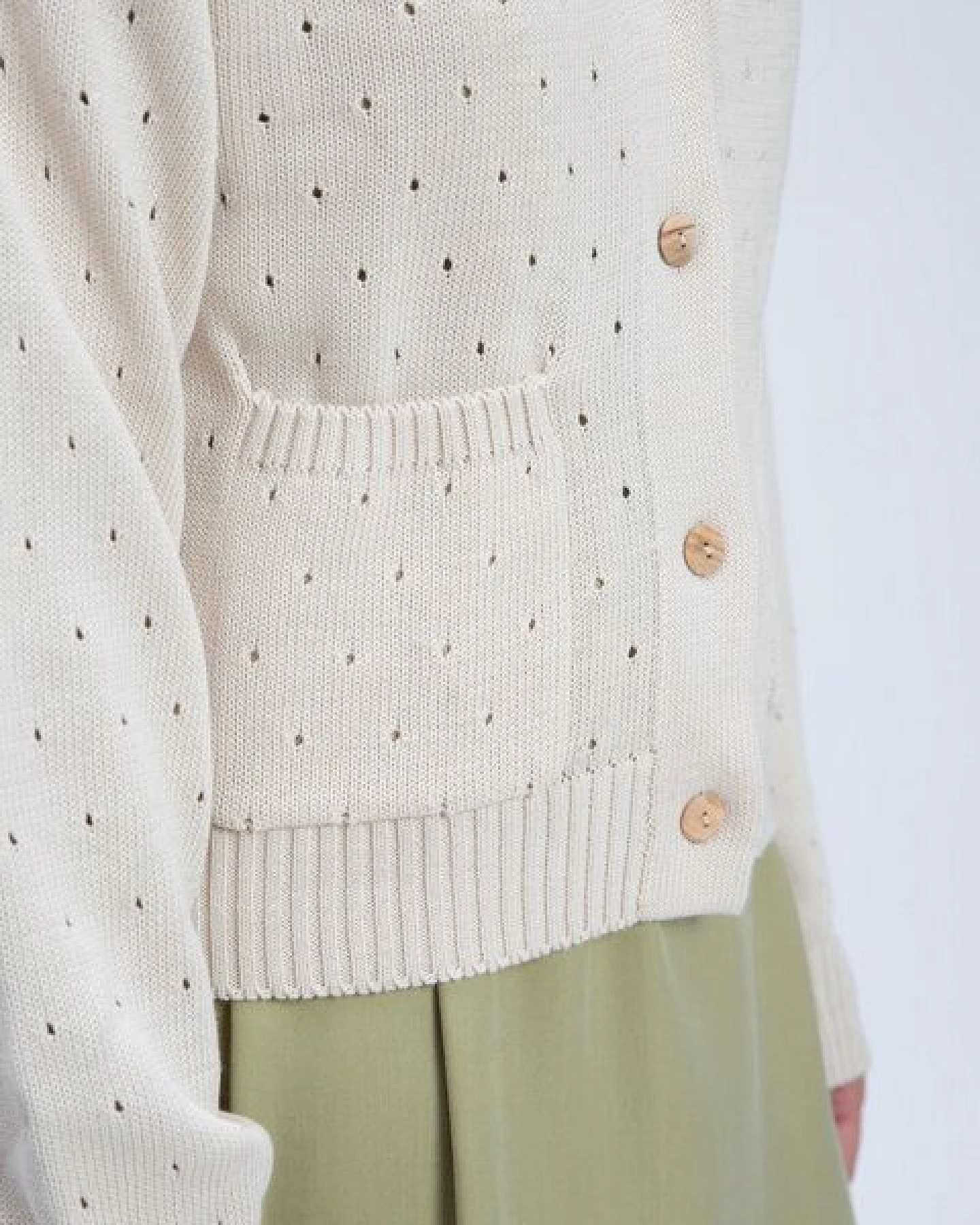Matona Strickjacke aus Baumwolle für Frauen / Spring Cardigan – Ansicht 4