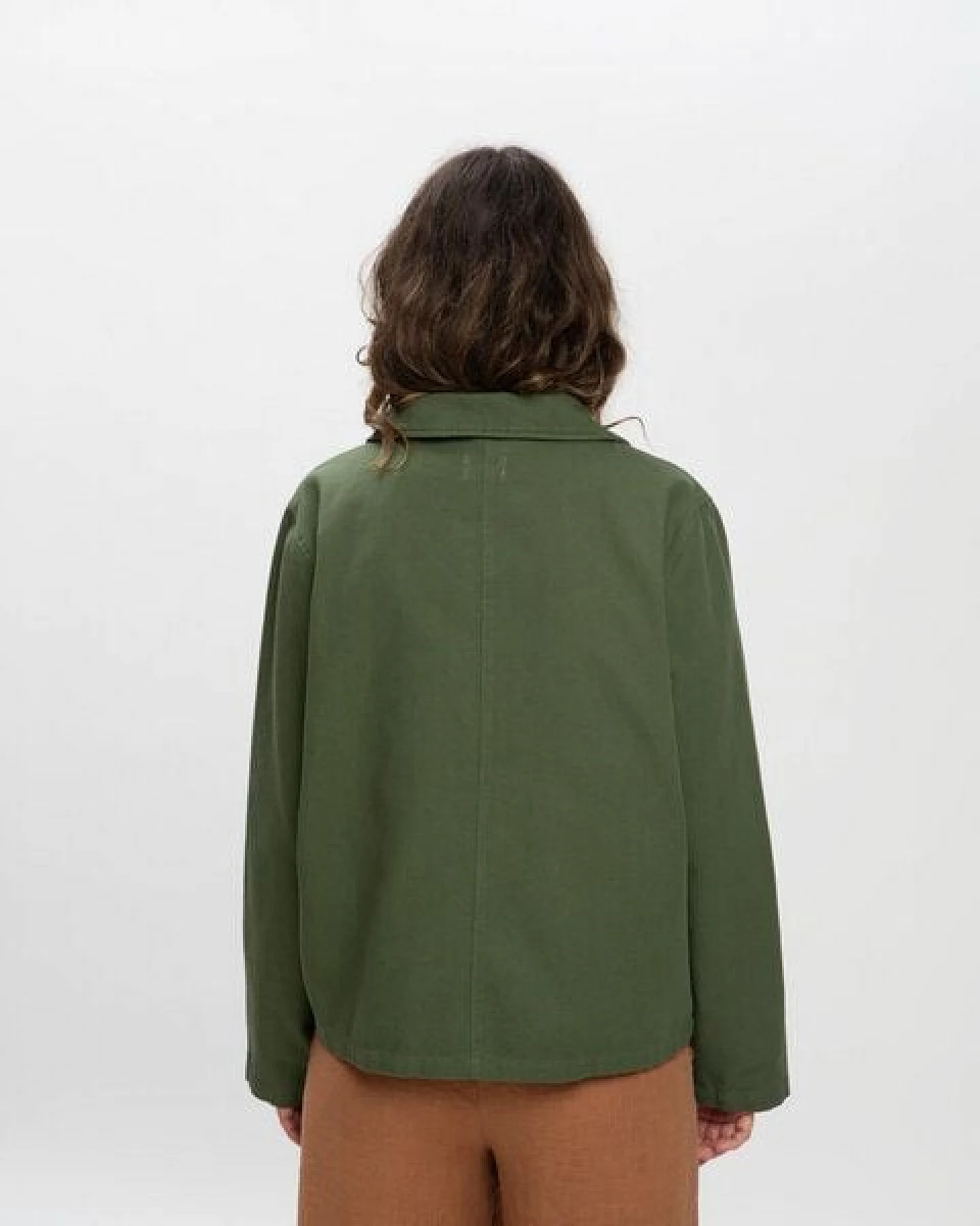 Matona Hemdjacke aus Baumwolle für Frauen / Twill Classic Jacket – Ansicht 2