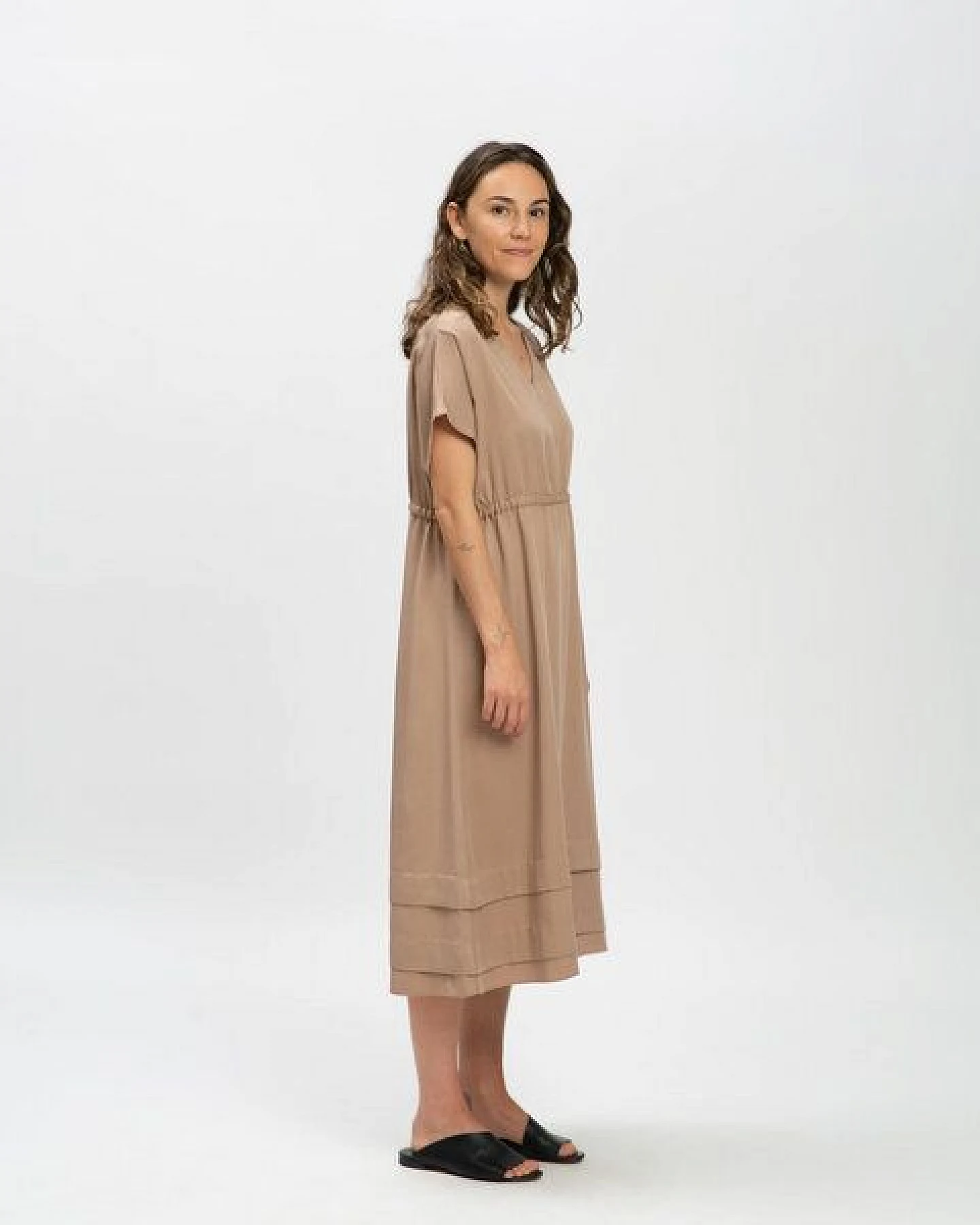 Matona Luftiges Kleid aus Lyocell für Frauen / Tencel Dress – Ansicht 3
