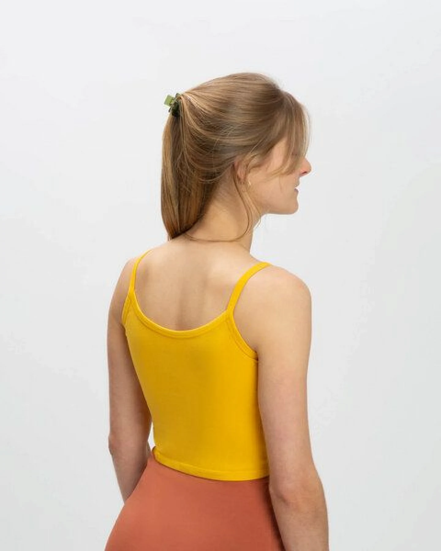 Matona Crop Top aus Baumwolle für Frauen / Basic Crop Top – Ansicht 2