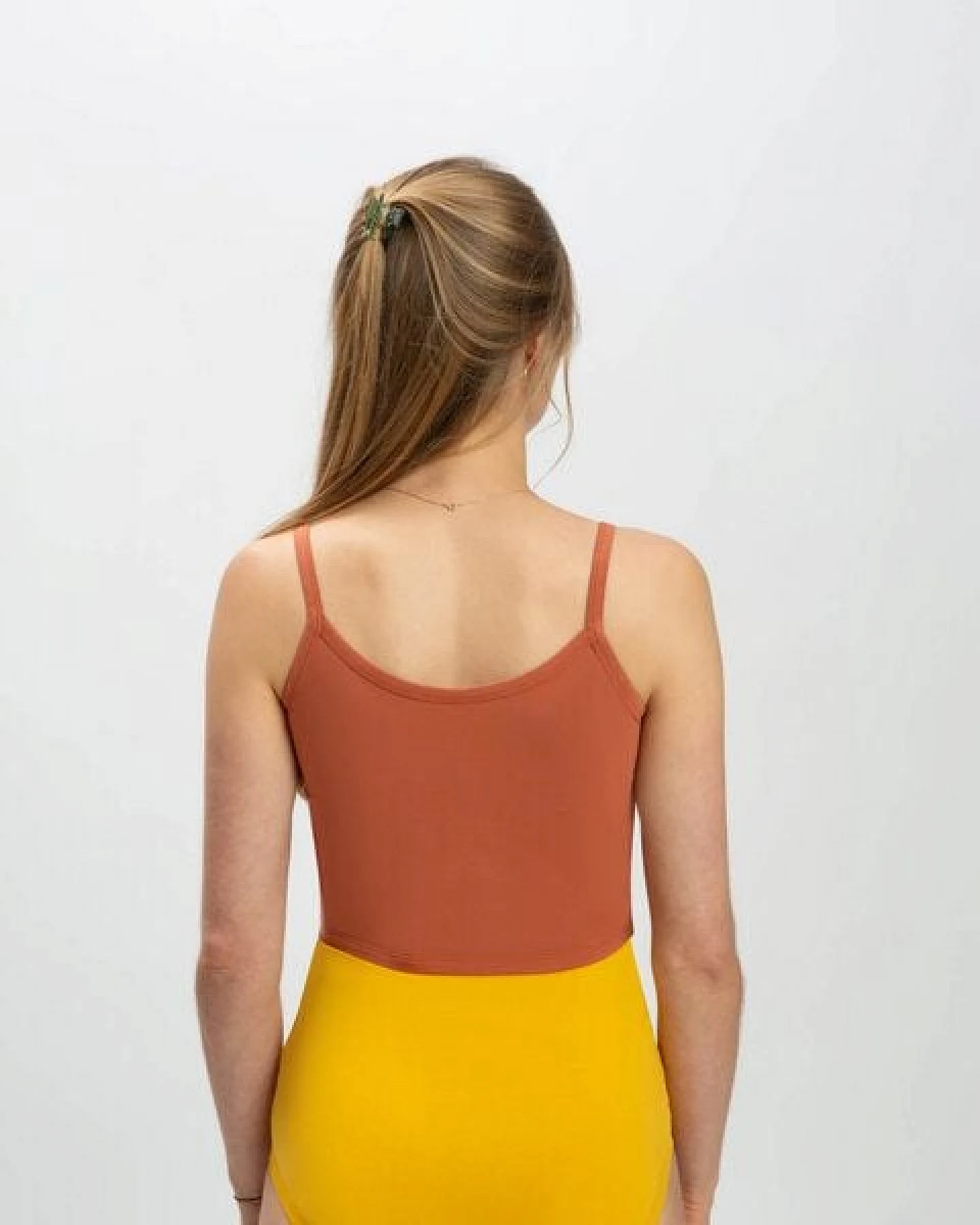 Matona Crop Top aus Baumwolle für Frauen / Basic Crop Top – Ansicht 2