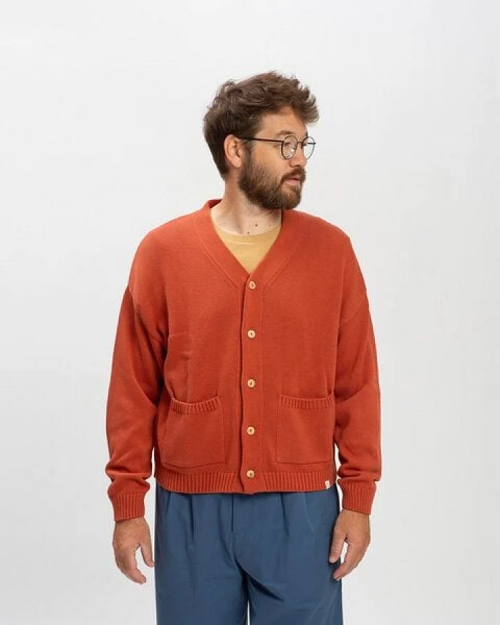 Matona Legere Strickjacke aus Baumwolle für Männer / Relaxed Cardigan