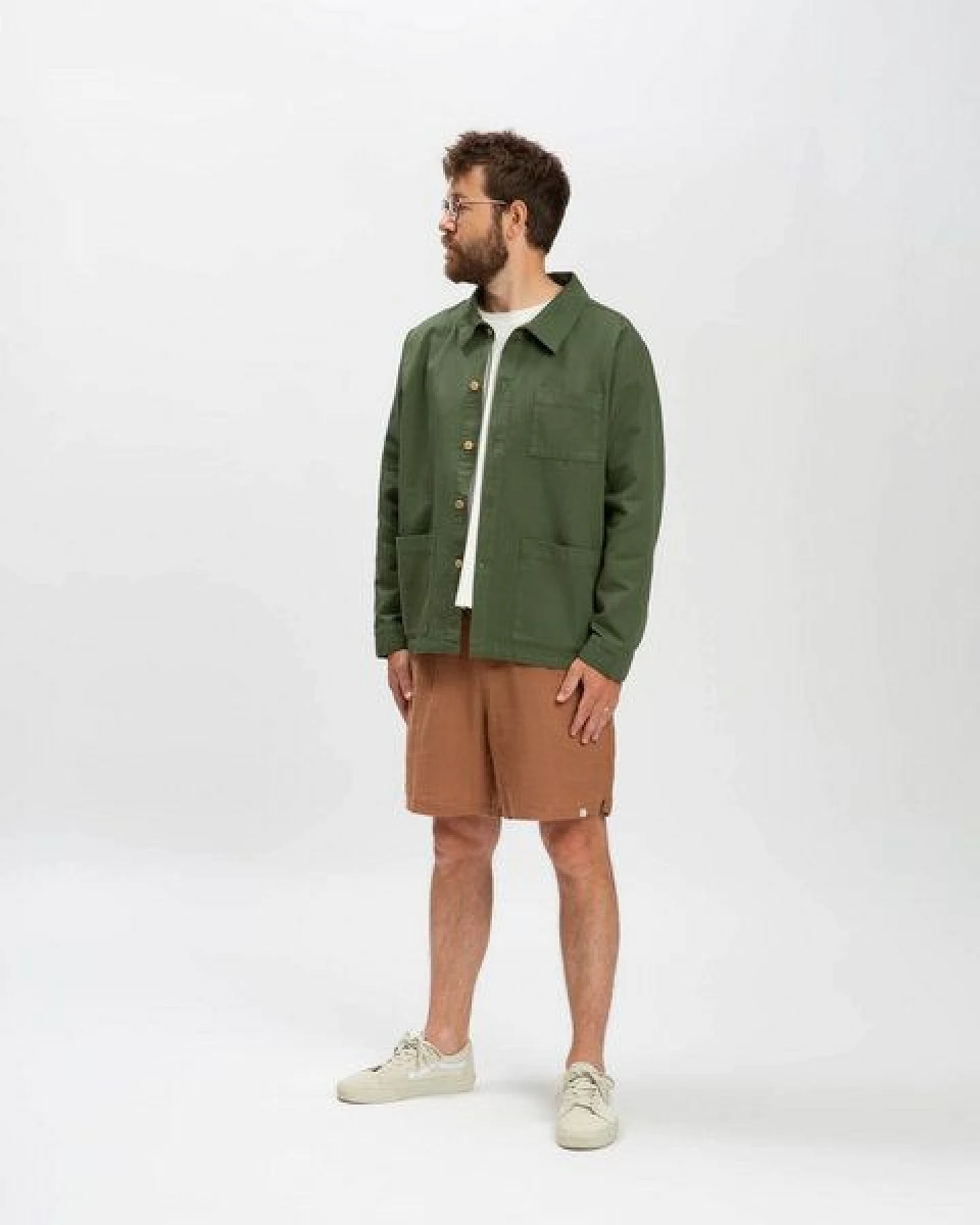 Matona Hemdjacke aus Baumwolle für Männer / Workwear Jacket – Ansicht 3