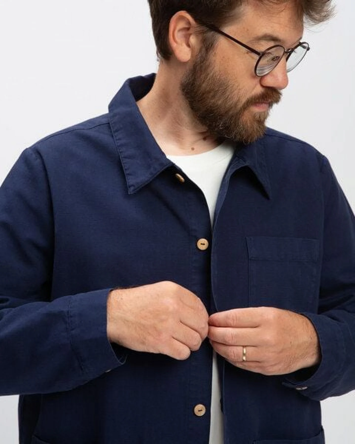 Matona Hemdjacke aus Baumwolle für Männer / Workwear Jacket – Ansicht 4