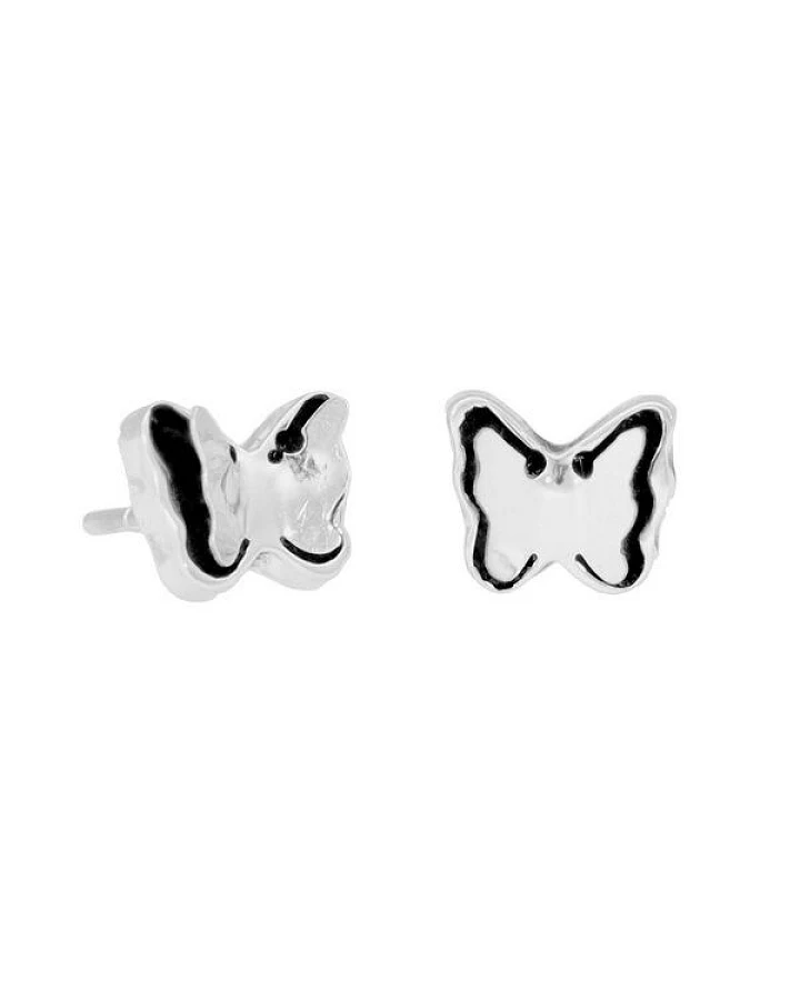 pakilia Silber Ohrstecker Schmetterling Fair-Trade und handmade