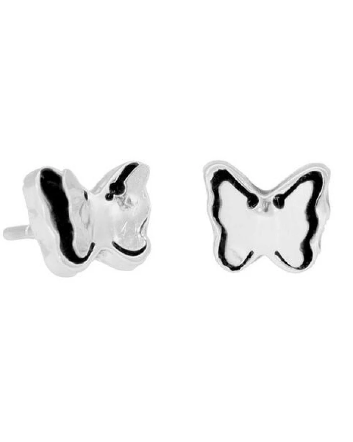 pakilia Silber Ohrstecker Schmetterling Fair-Trade und handmade