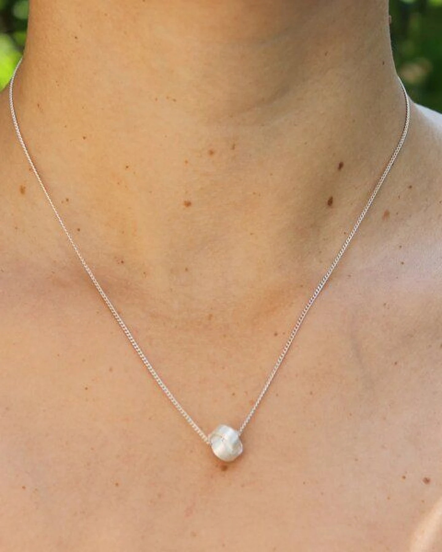 pakilia Silber Kette Knoten elegant Fair-Trade und handmade – Ansicht 3