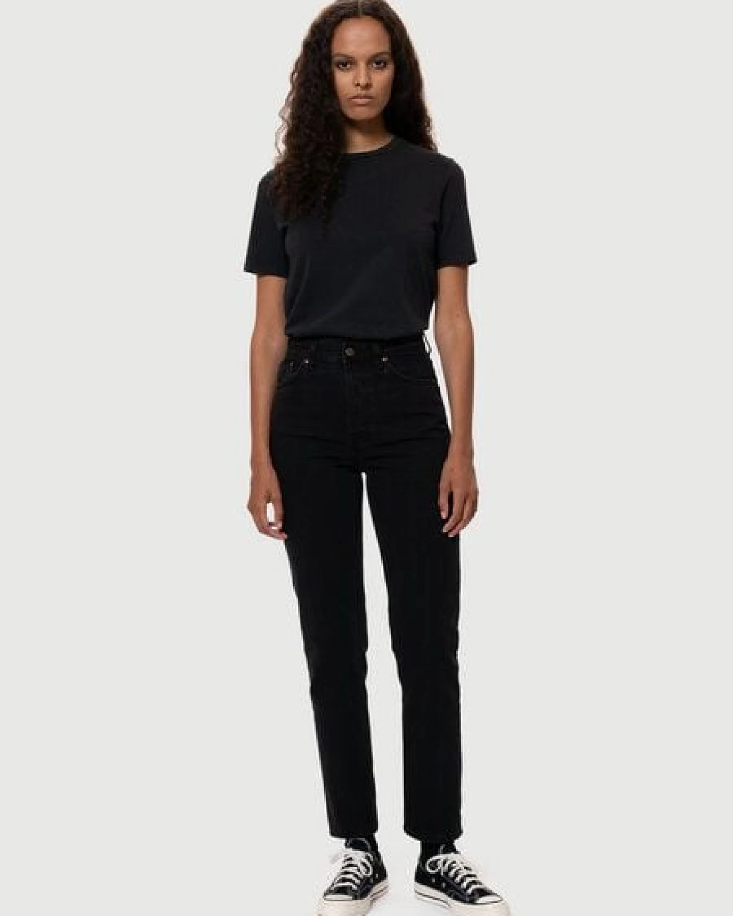 Nudie Jeans Jeans Breezy Britt Aged Black – Ansicht 3