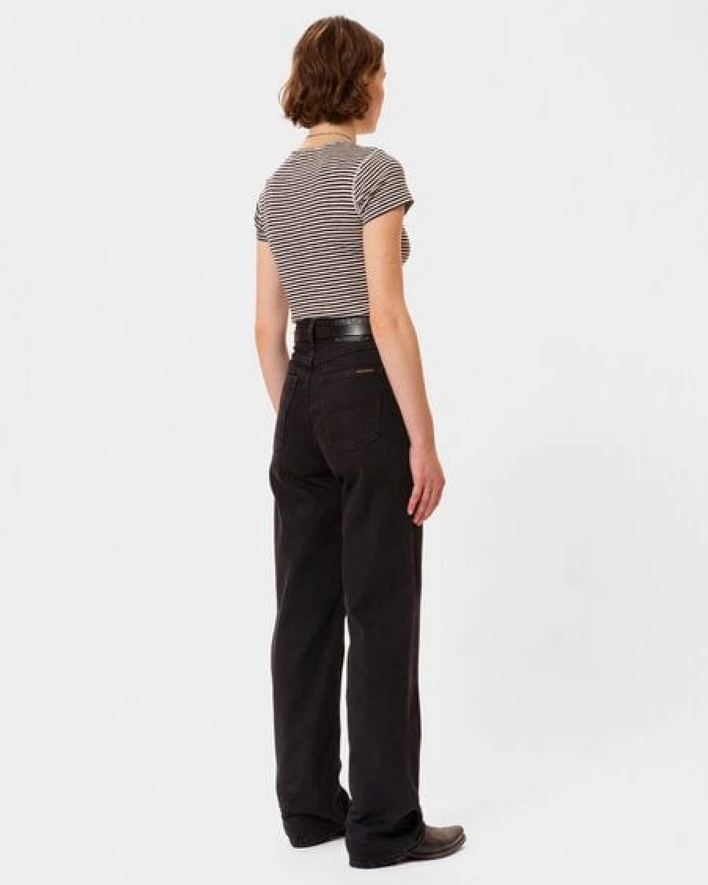 Nudie Jeans Jeans Clean Eileen Smooth Black – Ansicht 4