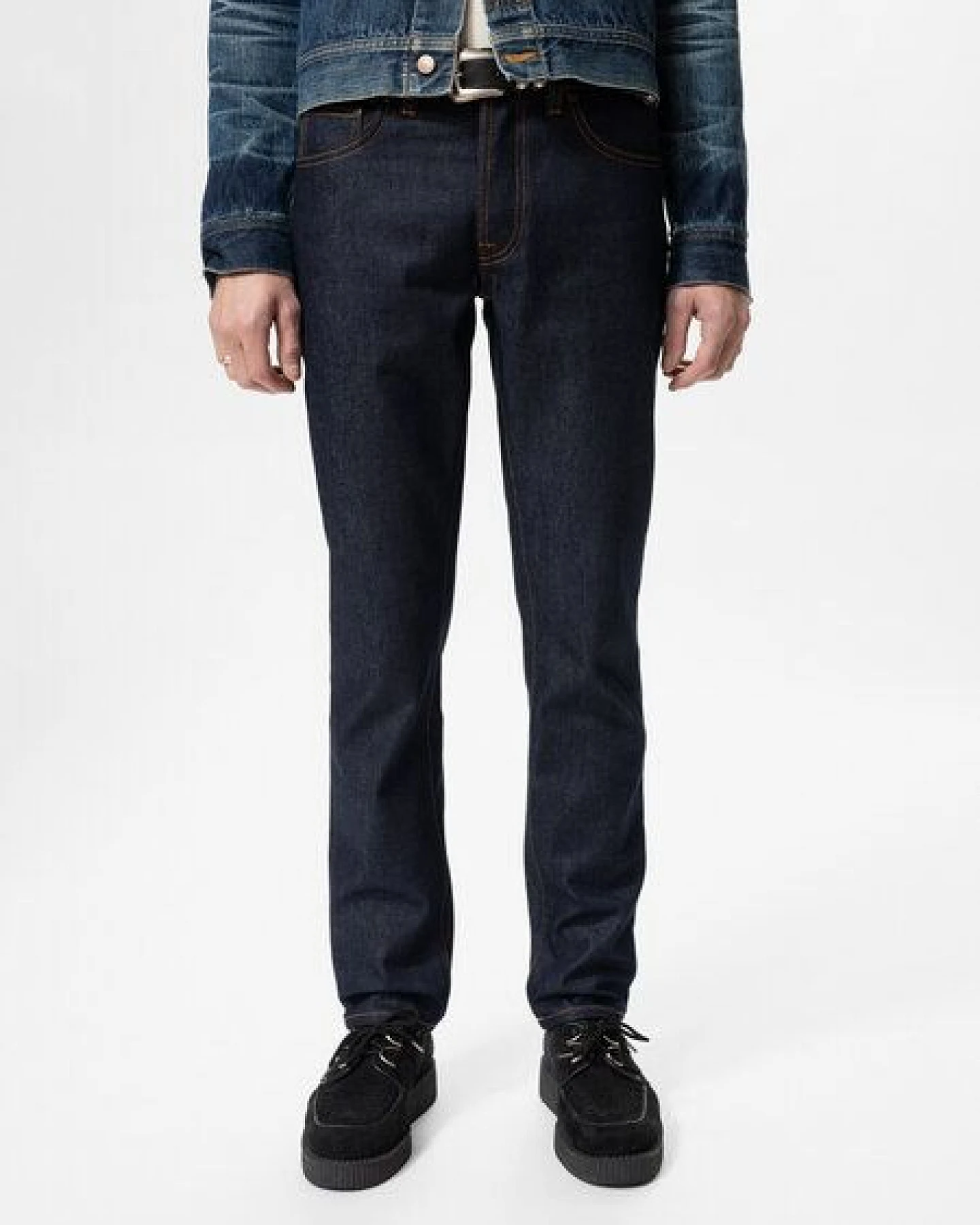 Nudie Jeans Jeans Solid Ollie Dry Abyss – Ansicht 3