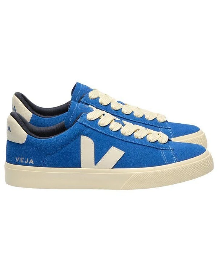 Veja Damen-Sneaker Campo Bold Suede Indigo Pierre