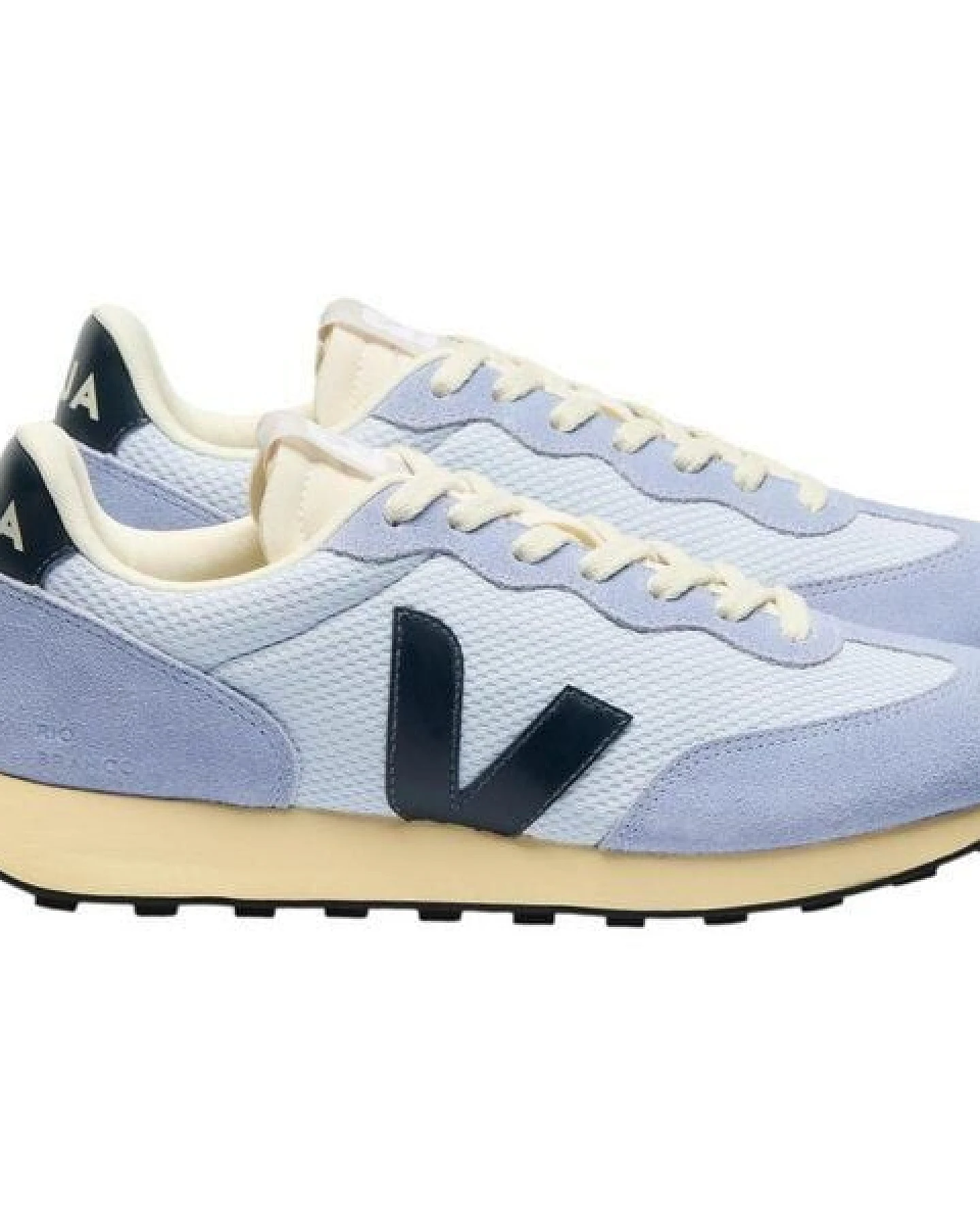 Veja Damen-Sneaker Rio Branco II Alveomesh Swan Nautico – Ansicht 4