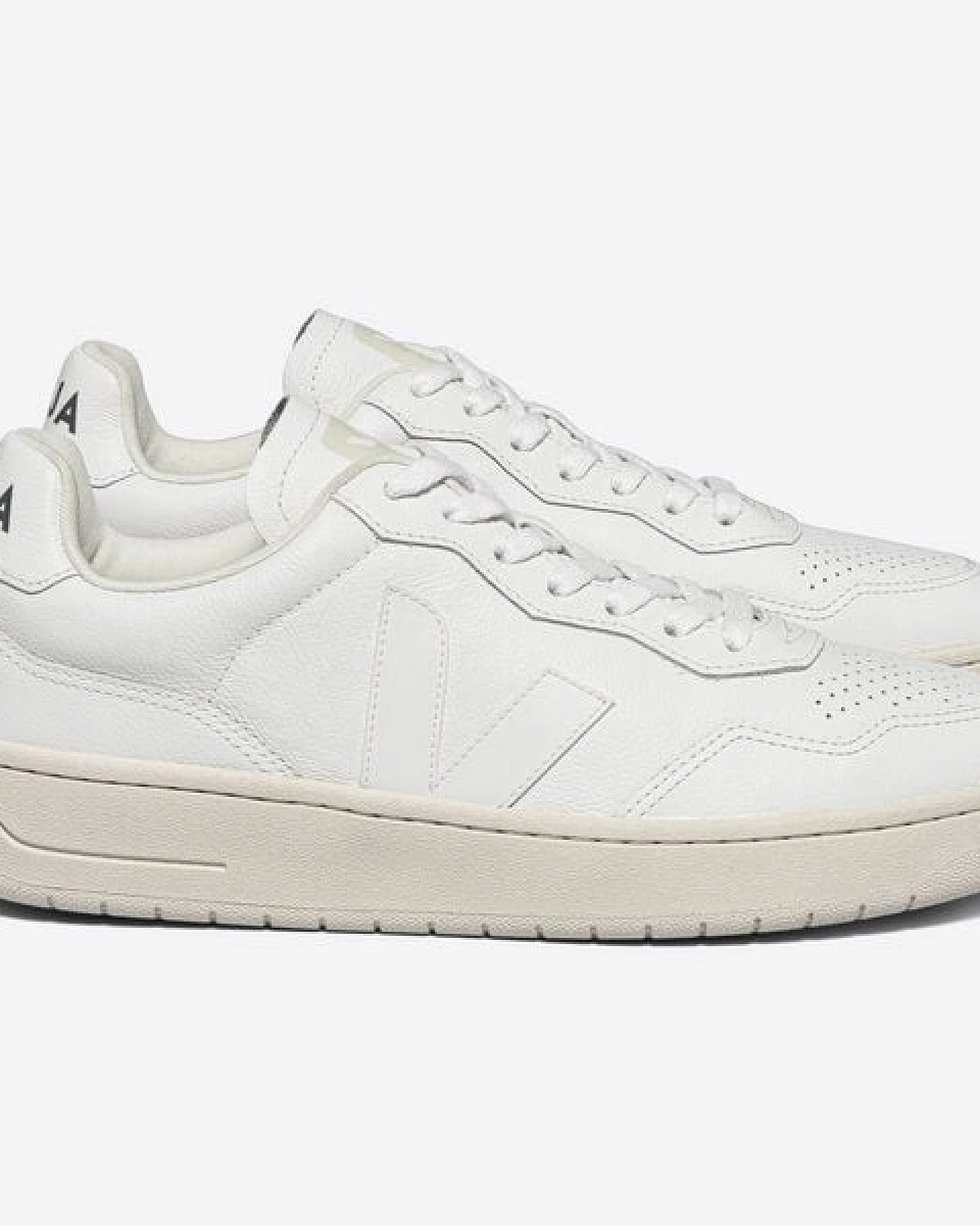 Veja Herren-Sneakers V-90 OT Leather Extra White – Ansicht 4