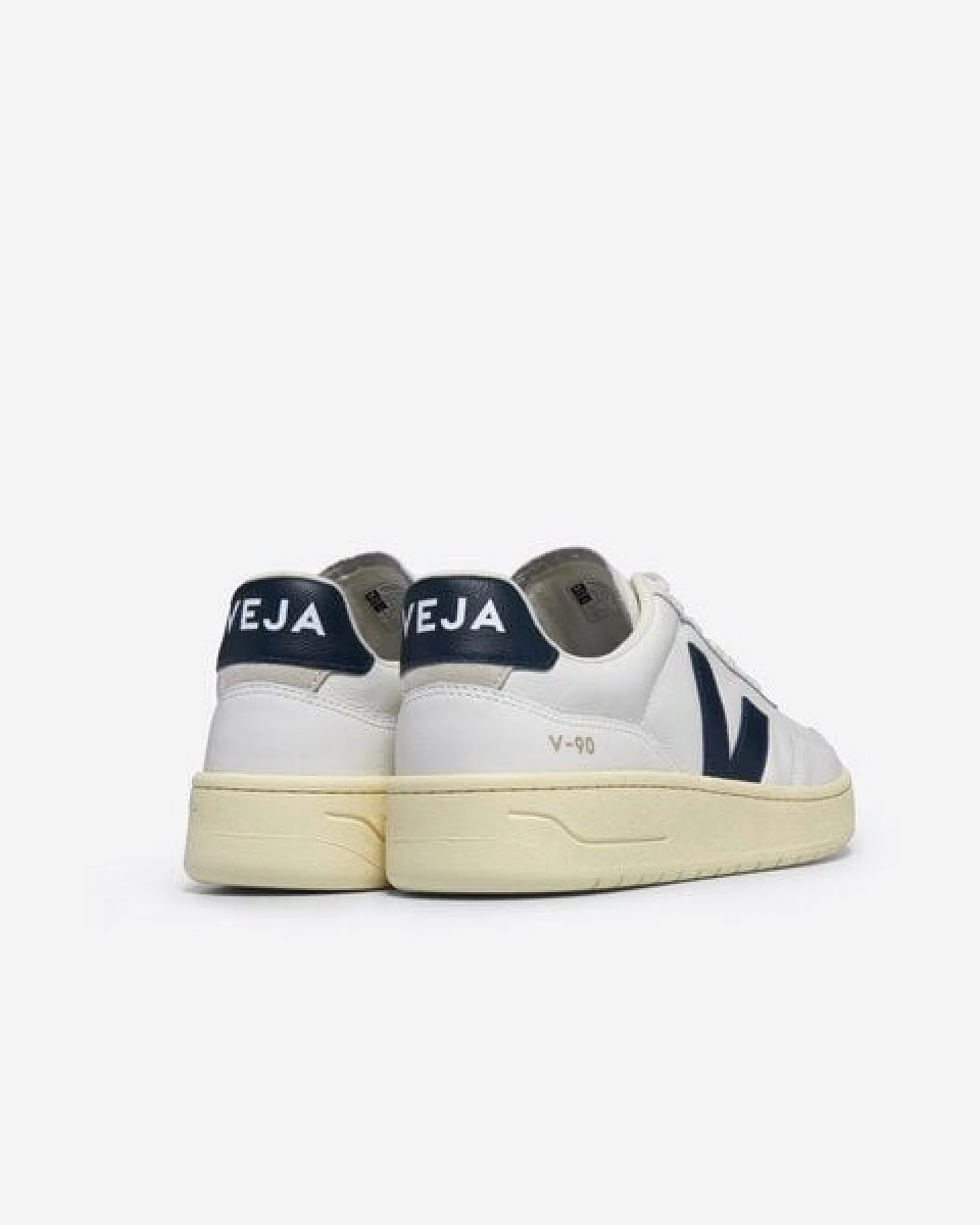 Veja Herren-Sneakers V-90 OT Leather Extra White Nautico – Ansicht 3
