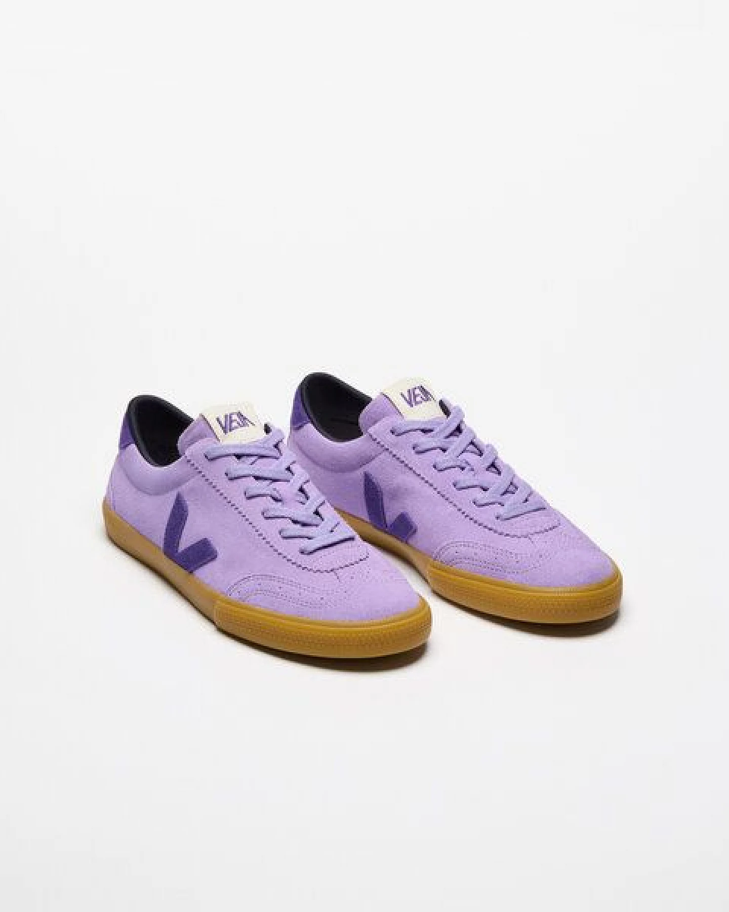 Veja Damen-Sneakers Volley Suede Lavande Purple – Ansicht 2