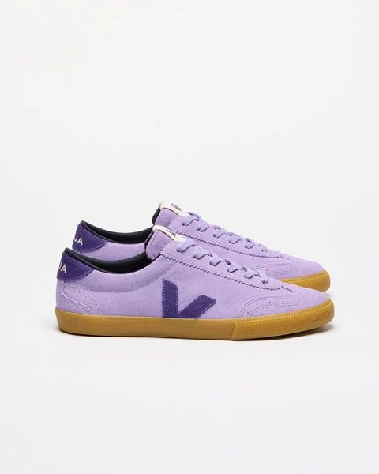 Veja Damen-Sneakers Volley Suede Lavande Purple – Ansicht 4