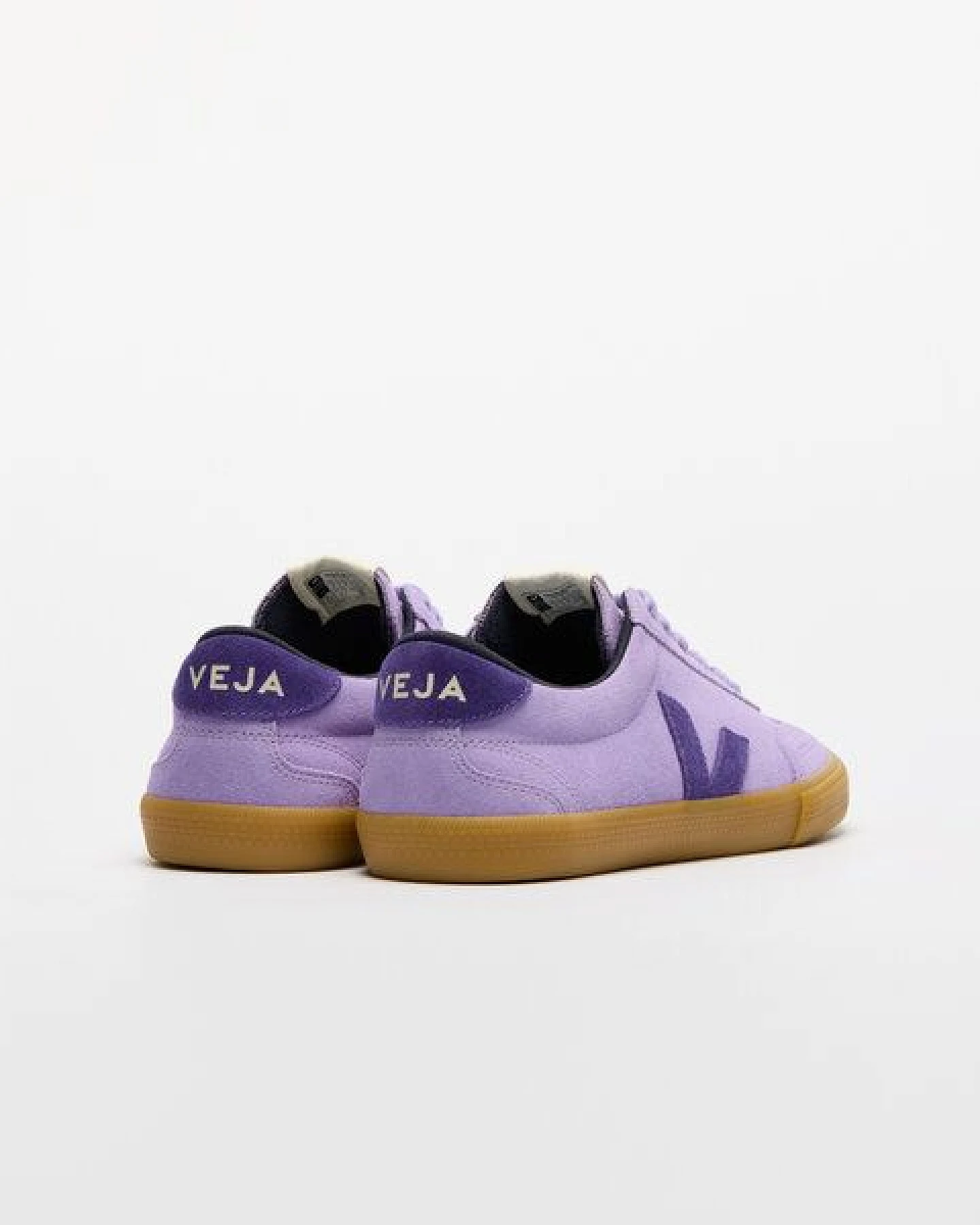 Veja Damen-Sneakers Volley Suede Lavande Purple – Ansicht 3