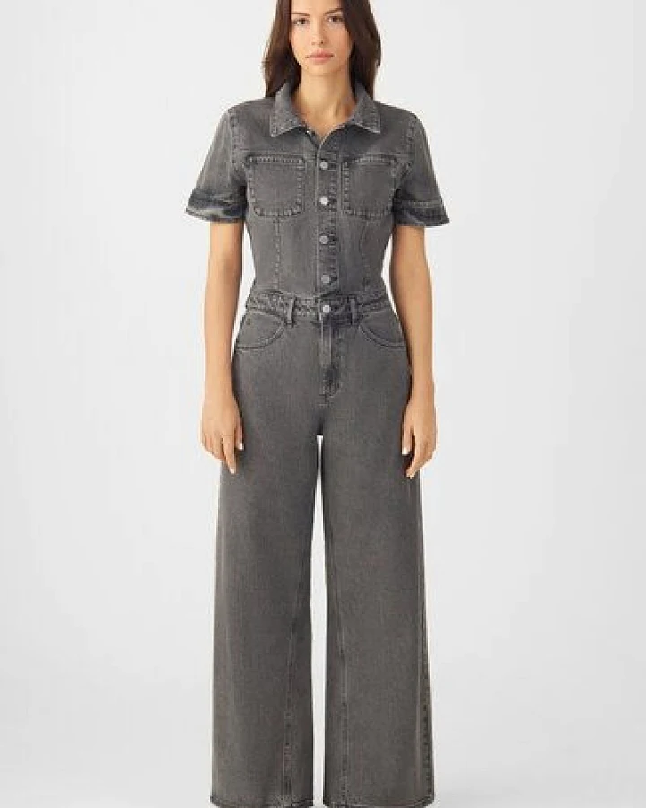 Damen Overall TWITTER Minimal Stretch DAWN Bio-Baumwolle