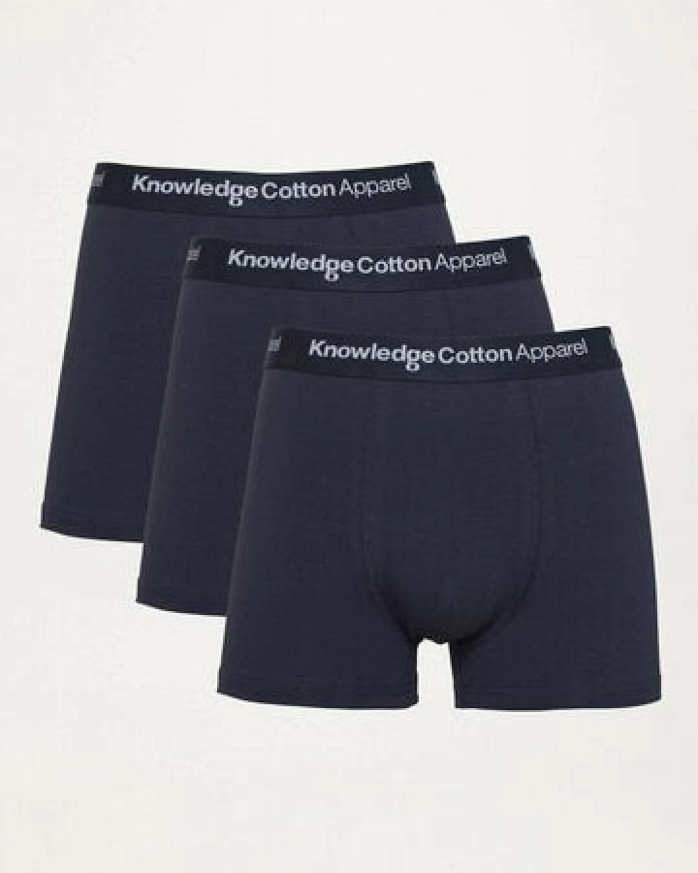 KnowledgeCotton Apparel Herren-Unterhosen im 3er-Pack – Ansicht 2