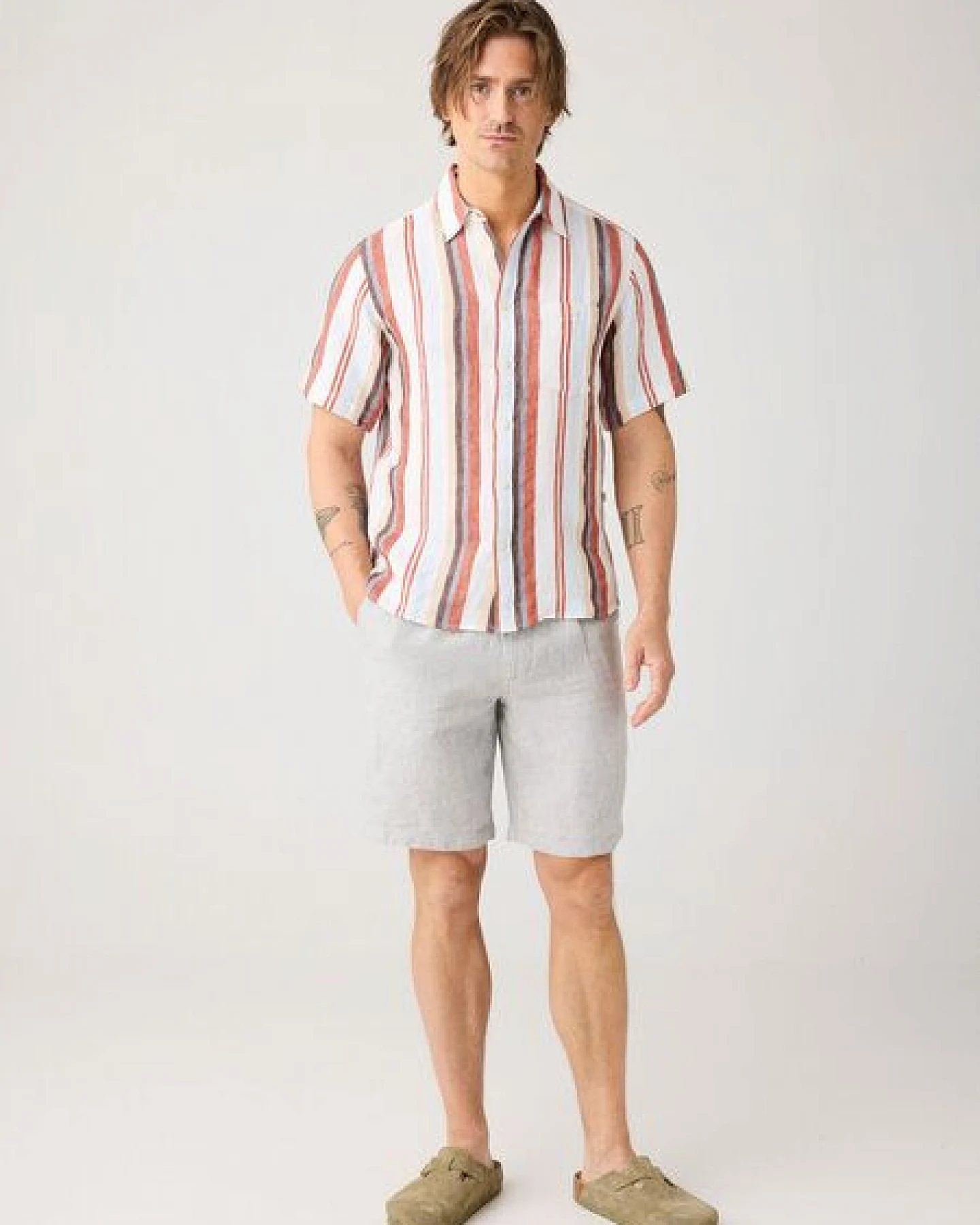 KnowledgeCotton Apparel Shorts Loose Linen – Ansicht 3