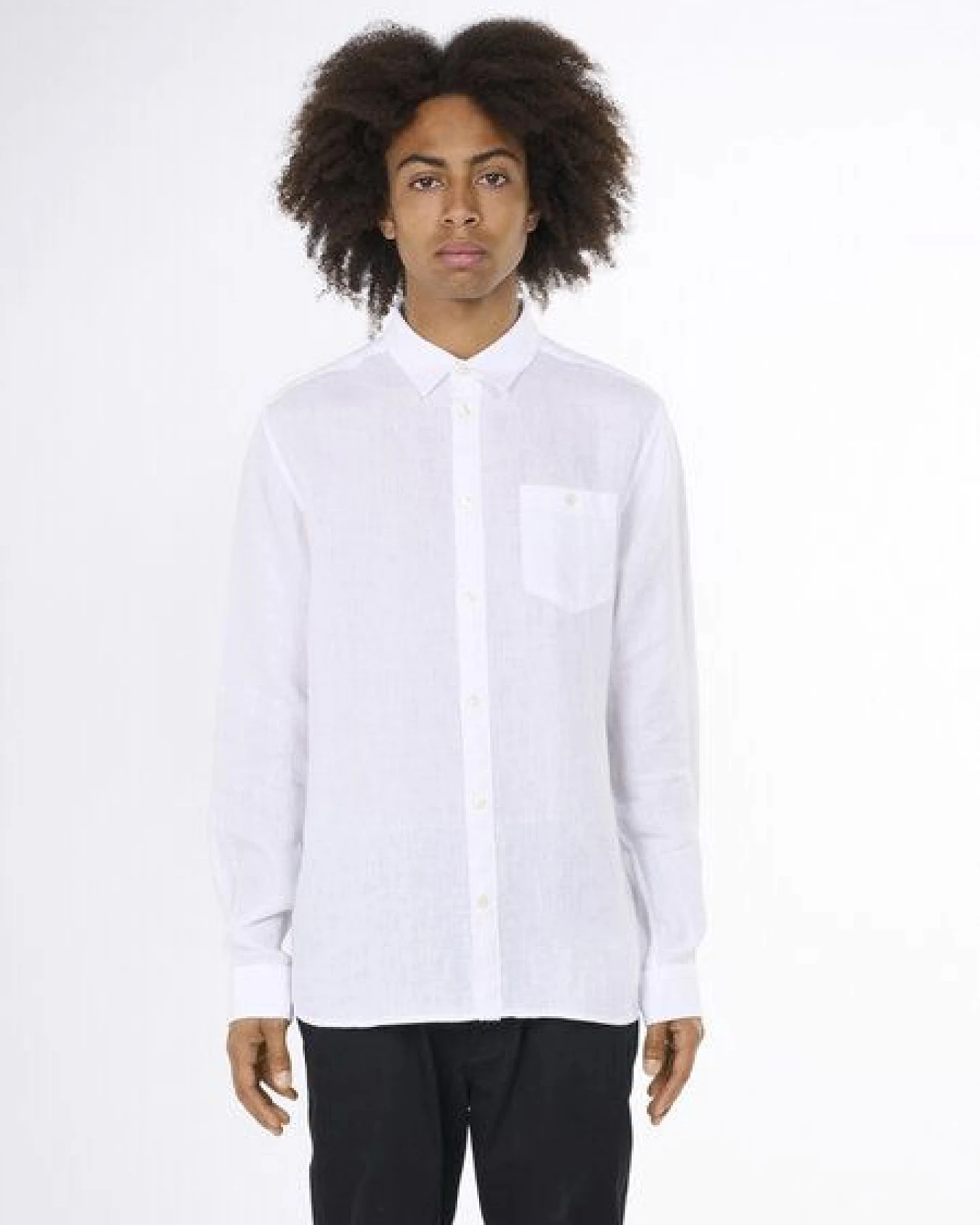 KnowledgeCotton Apparel Leinenhemd Costum Fit – Ansicht 3