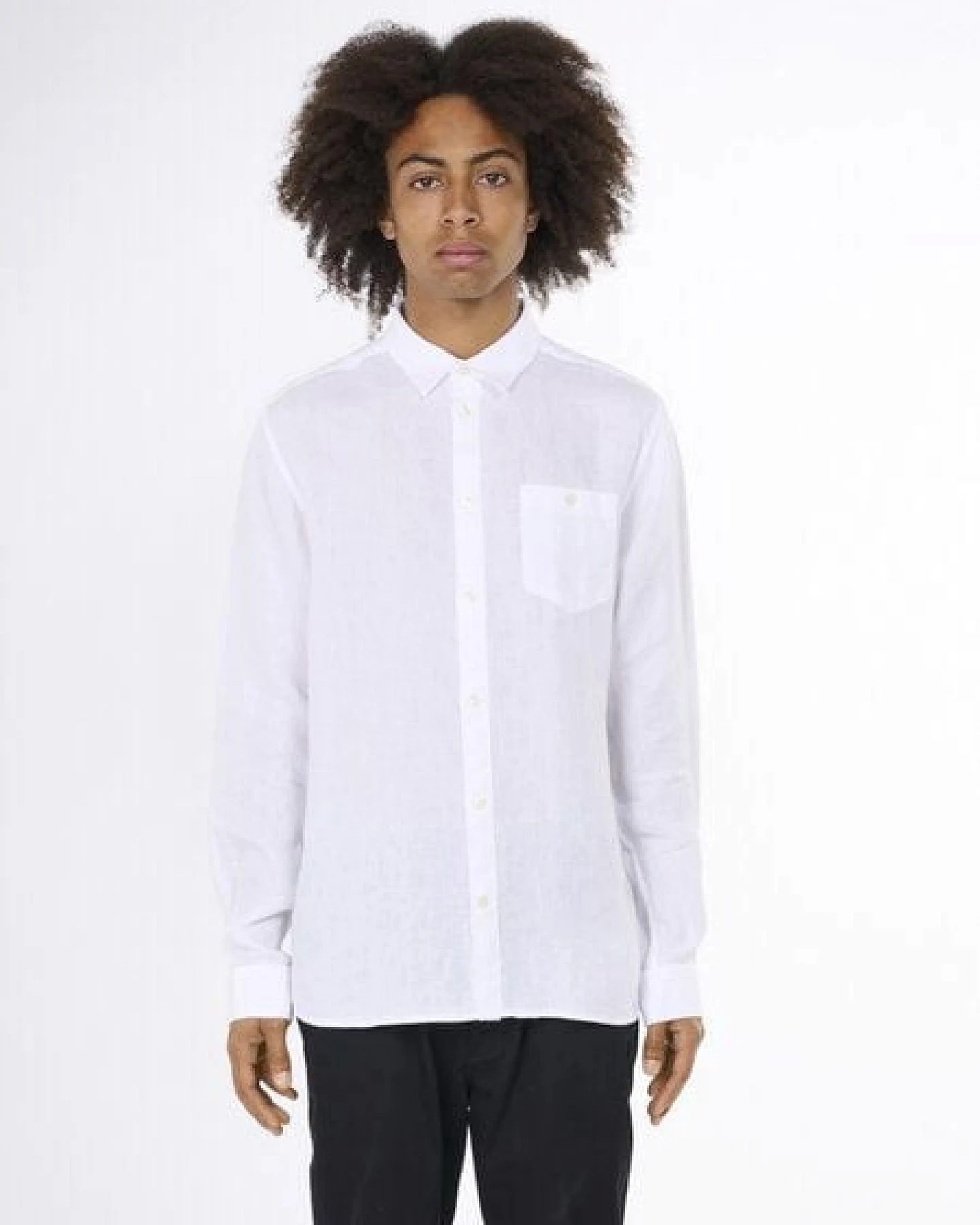 KnowledgeCotton Apparel Leinenhemd Costum Fit – Ansicht 3