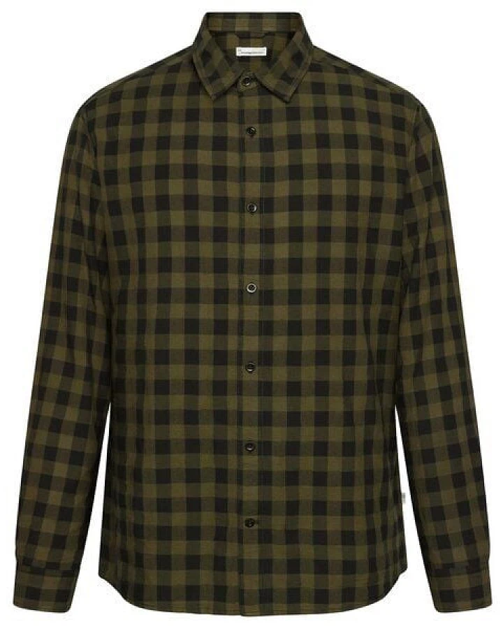 KnowledgeCotton Apparel Kariertes Hemd Regular