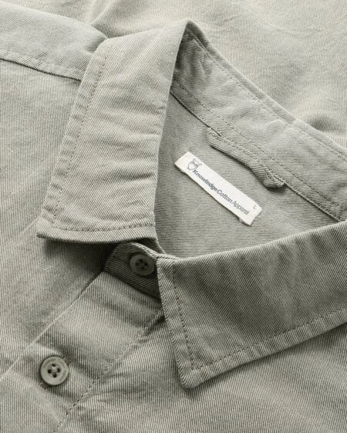 KnowledgeCotton Apparel Hemd Regular Twill – Ansicht 4
