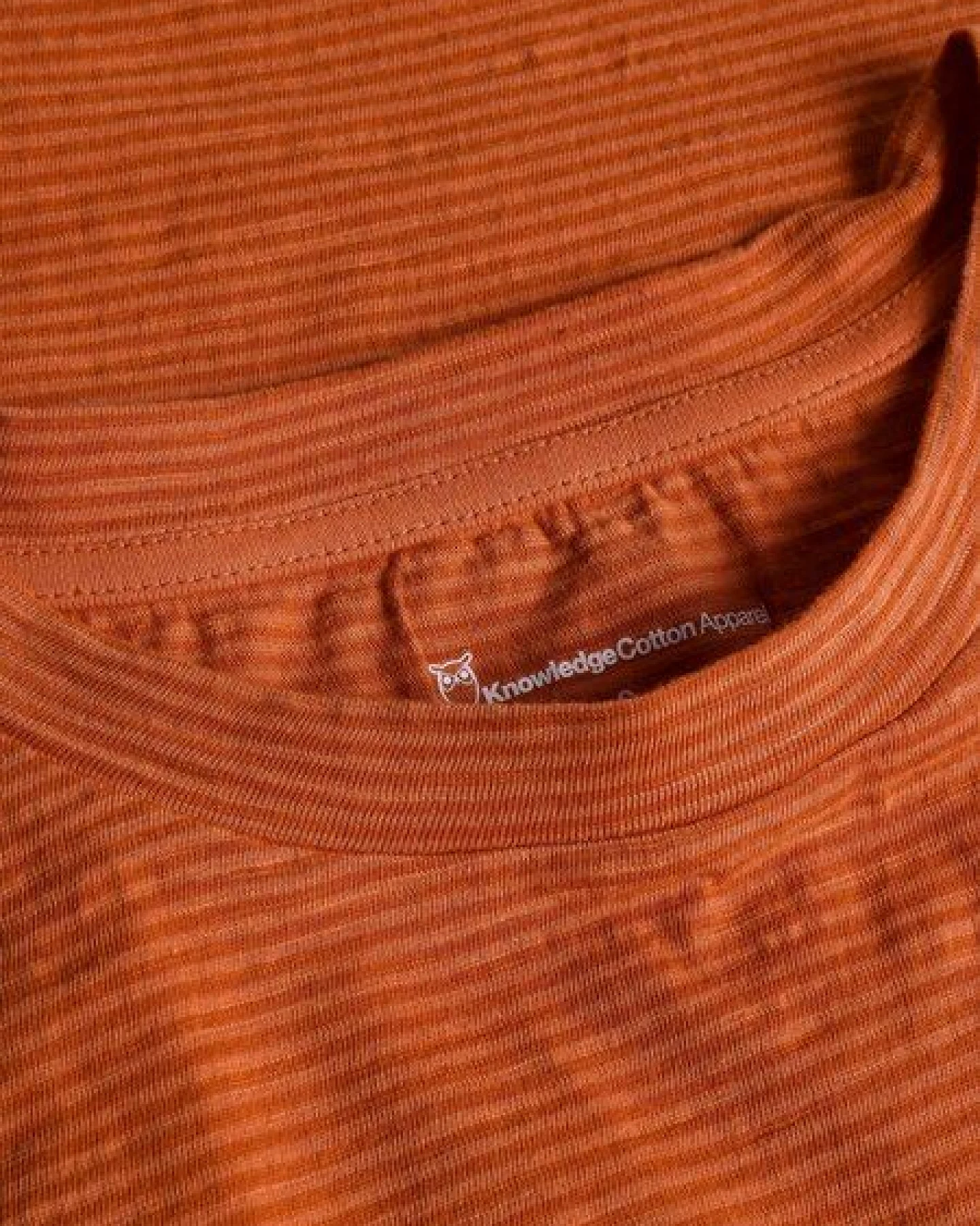 KnowledgeCotton Apparel Gestreiftes Top Slub – Ansicht 3