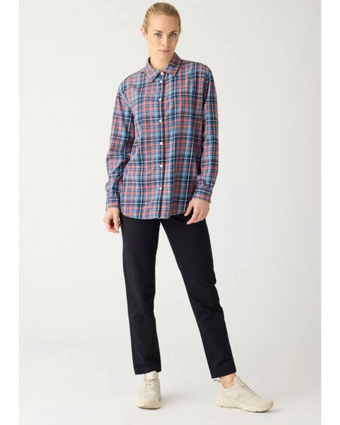 KnowledgeCotton Apparel Chino-Hose IRIS Mom Mid Rise – Ansicht 3