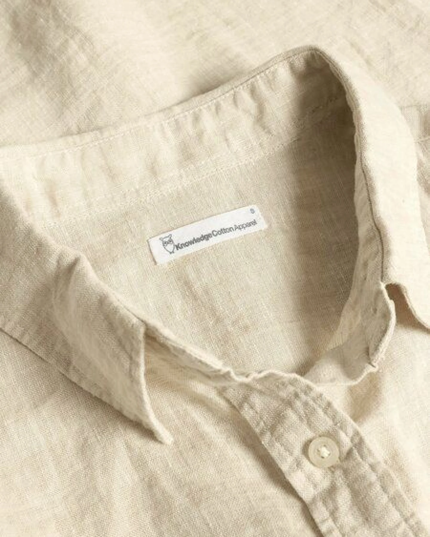KnowledgeCotton Apparel Leinen-Bluse ASTER Yarndyed – Ansicht 4