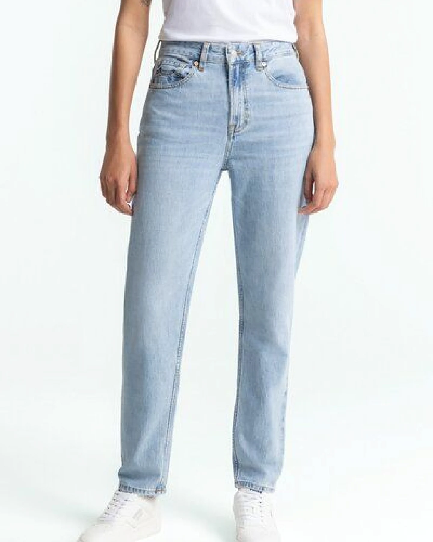 Kings Of Indigo Caroline Cropped Stretch Mid Rise Tapered Atria Super Light Used – Ansicht 2
