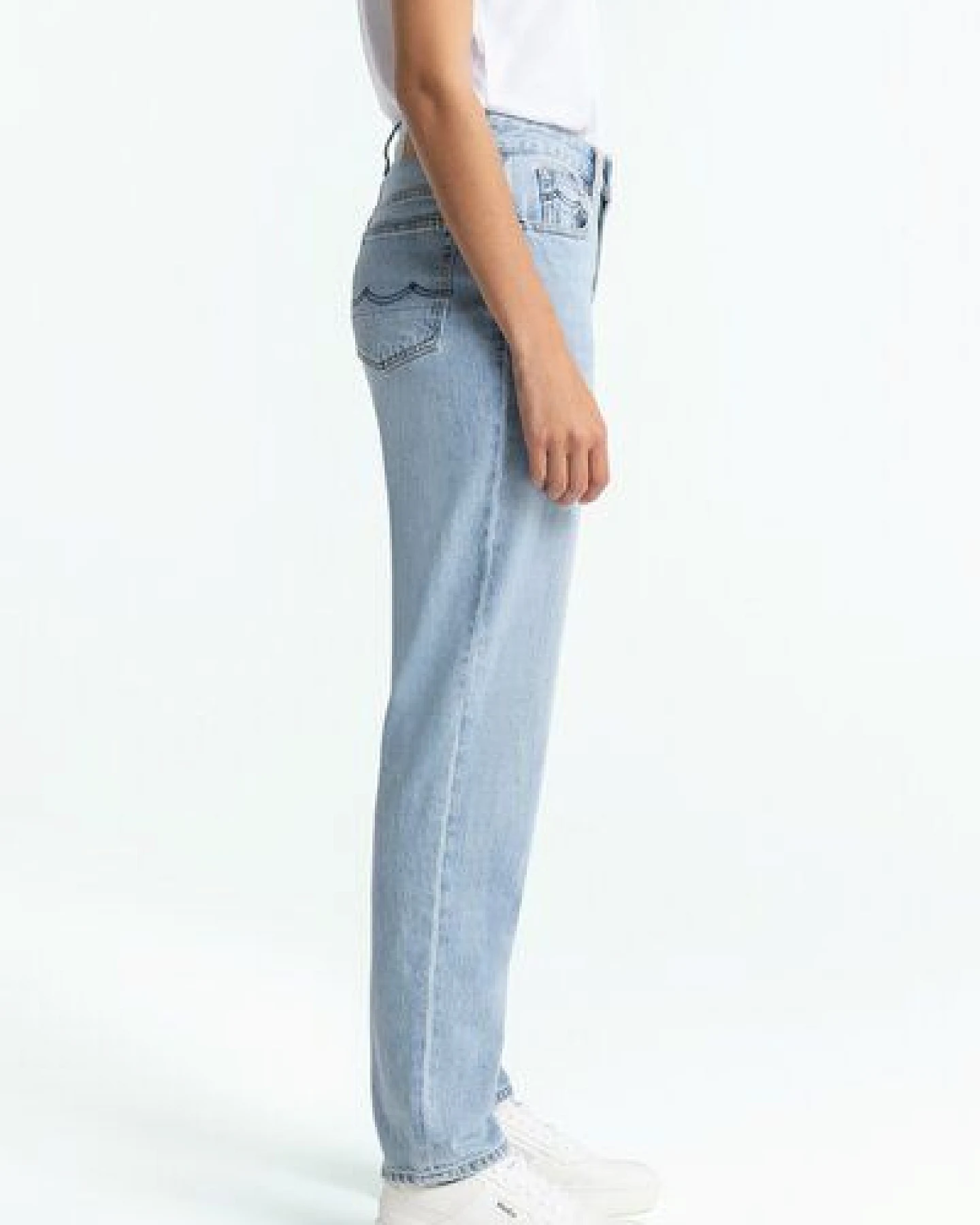 Kings Of Indigo Caroline Cropped Stretch Mid Rise Tapered Atria Super Light Used – Ansicht 3