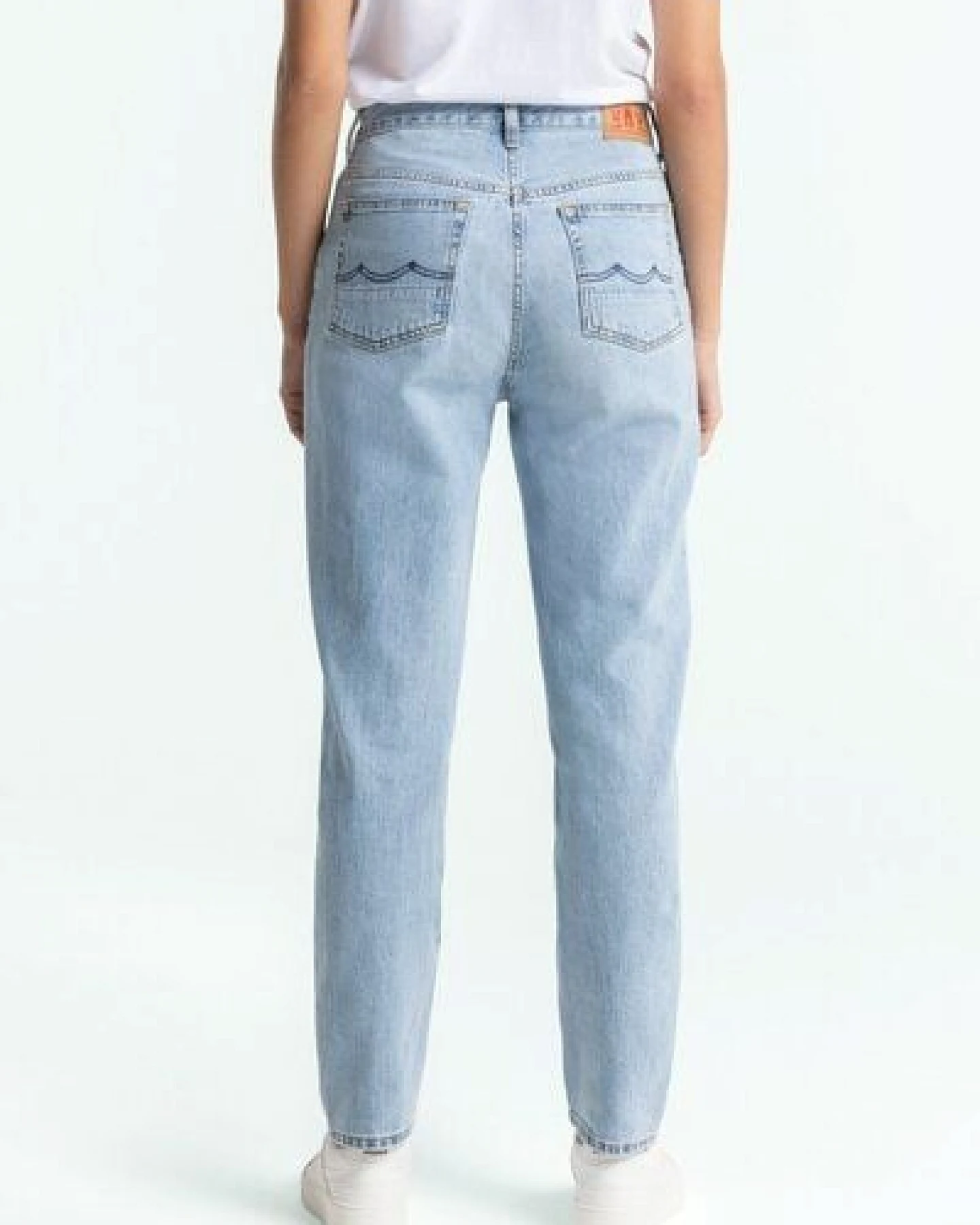 Kings Of Indigo Caroline Cropped Stretch Mid Rise Tapered Atria Super Light Used – Ansicht 4