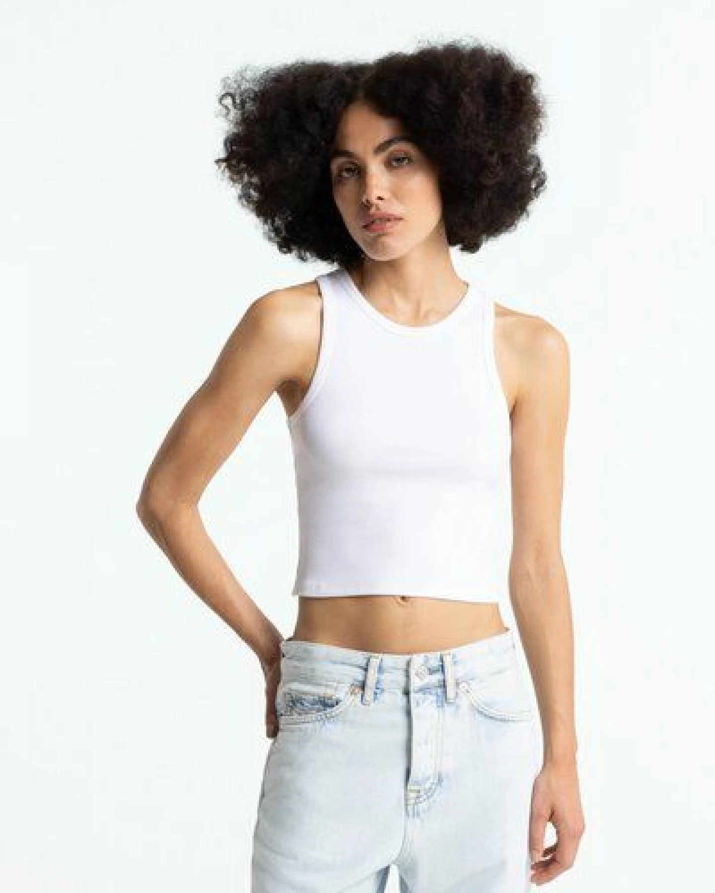 Kings Of Indigo Top JOOU White – Ansicht 2