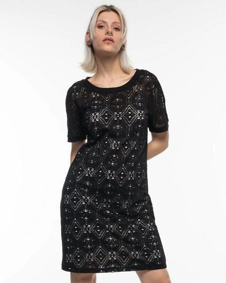 Alma & Lovis Stylisches Spitzenkleid aus Bio-Baumwolle mit Elasthan