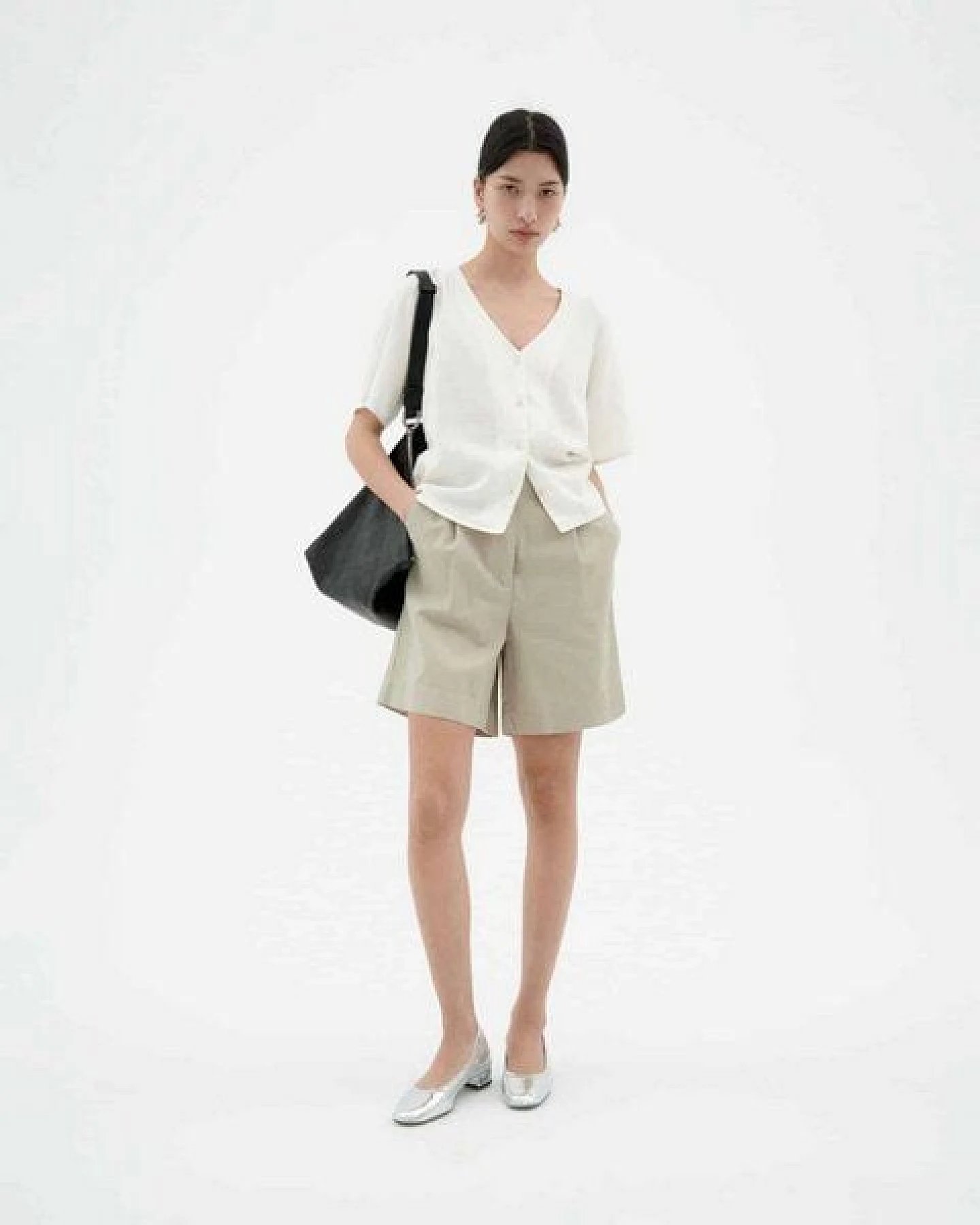 thinking mu Hanf Shorts Modell: Lia – Ansicht 3