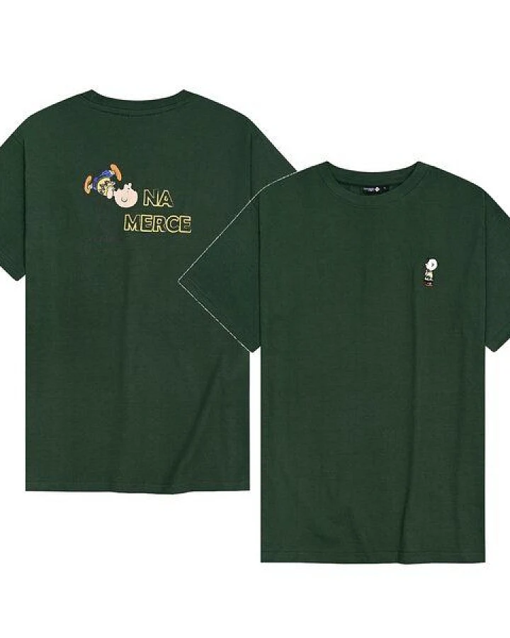 Bavarian Caps Herren T-Shirt Peanuts Na Merce - Dunkelgrün