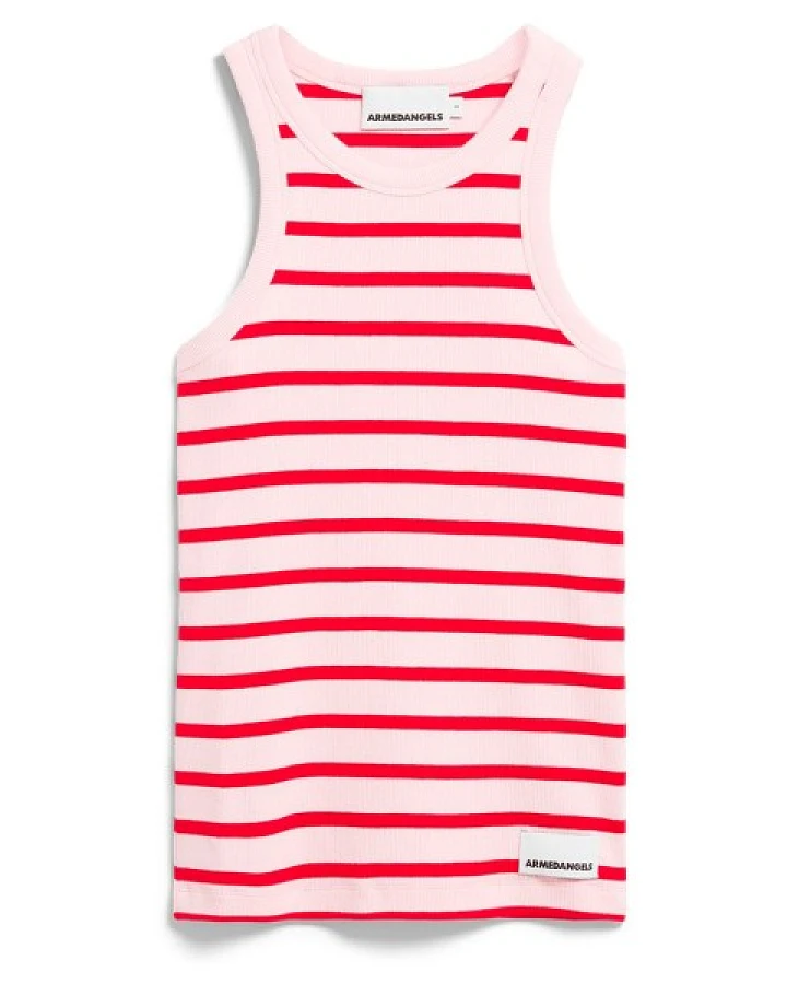 ARMEDANGELS - Women's Kanitaa Stripes - Top Gr XS rosa