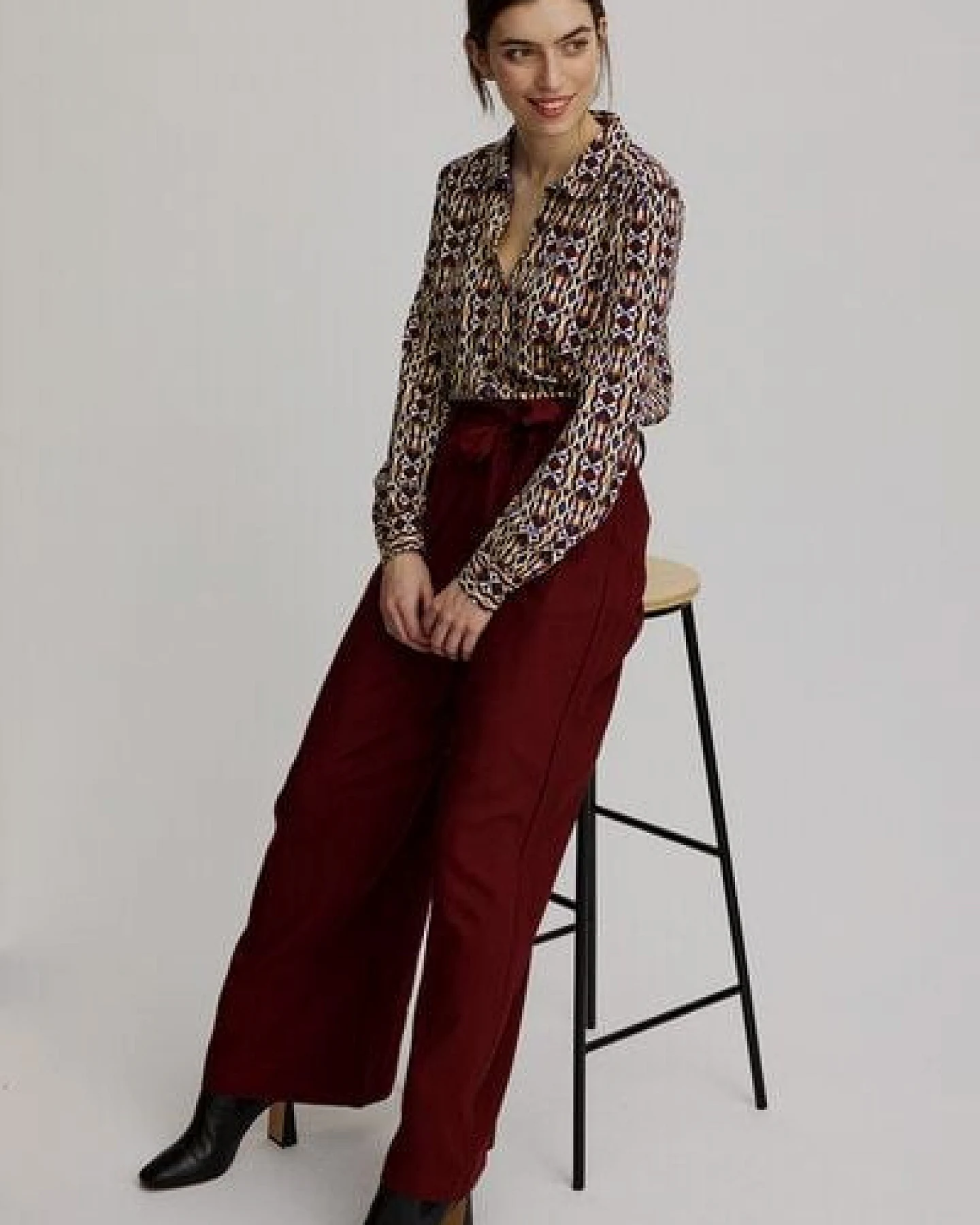 TRANQUILLO Bluse aus EcoVero Viskose (W25C151) – Ansicht 4