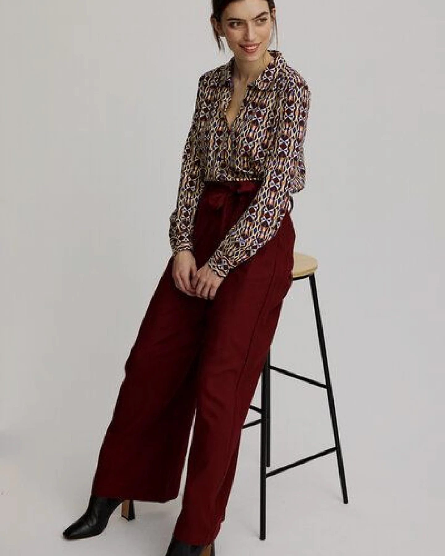 TRANQUILLO Bluse aus EcoVero Viskose (W25C151) – Ansicht 3
