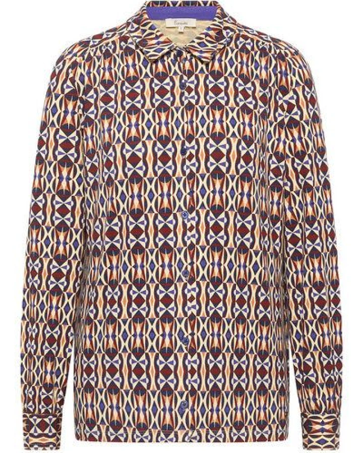 TRANQUILLO Bluse aus EcoVero Viskose (W25C151)