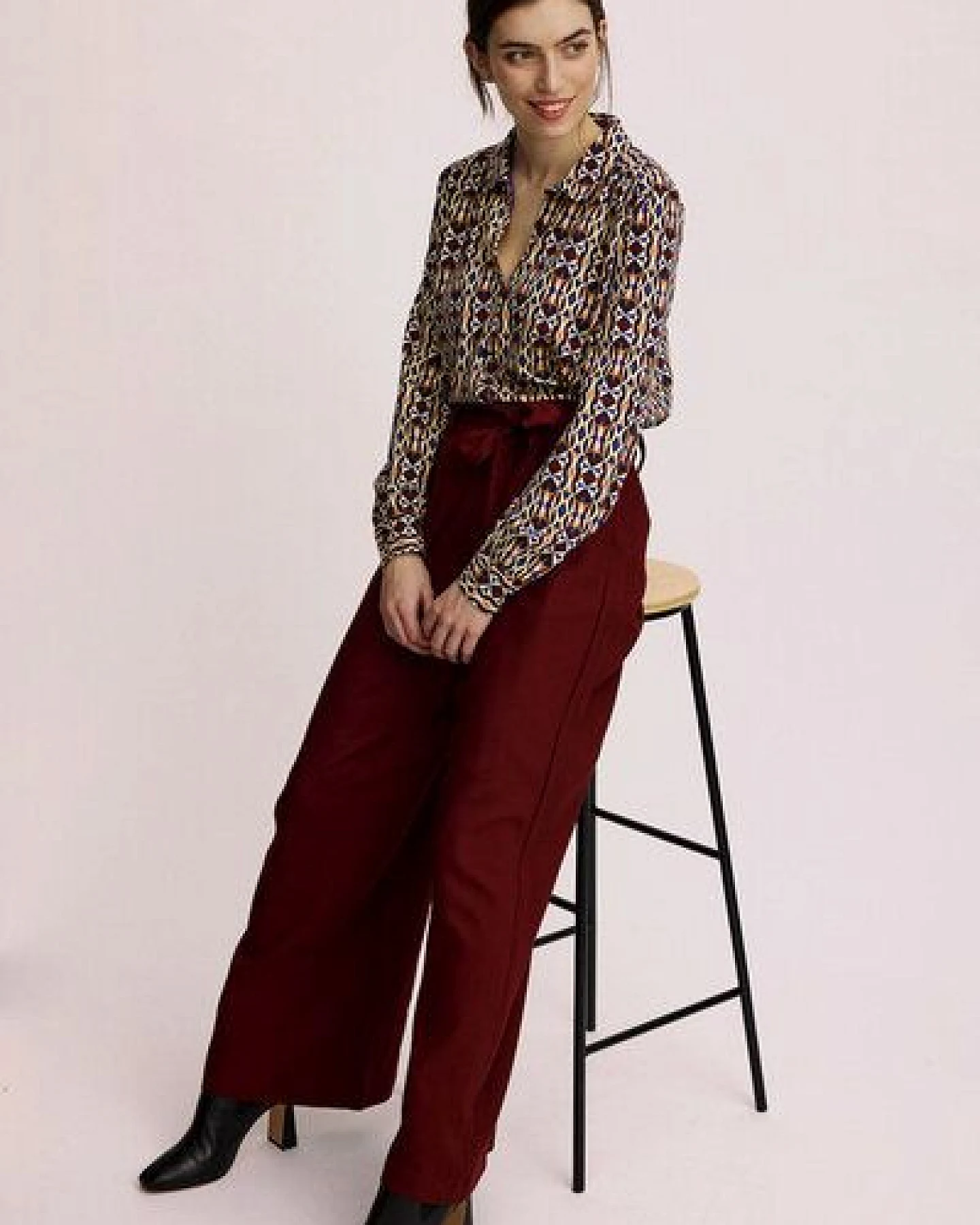 TRANQUILLO Bluse aus EcoVero Viskose (W25C151) – Ansicht 2