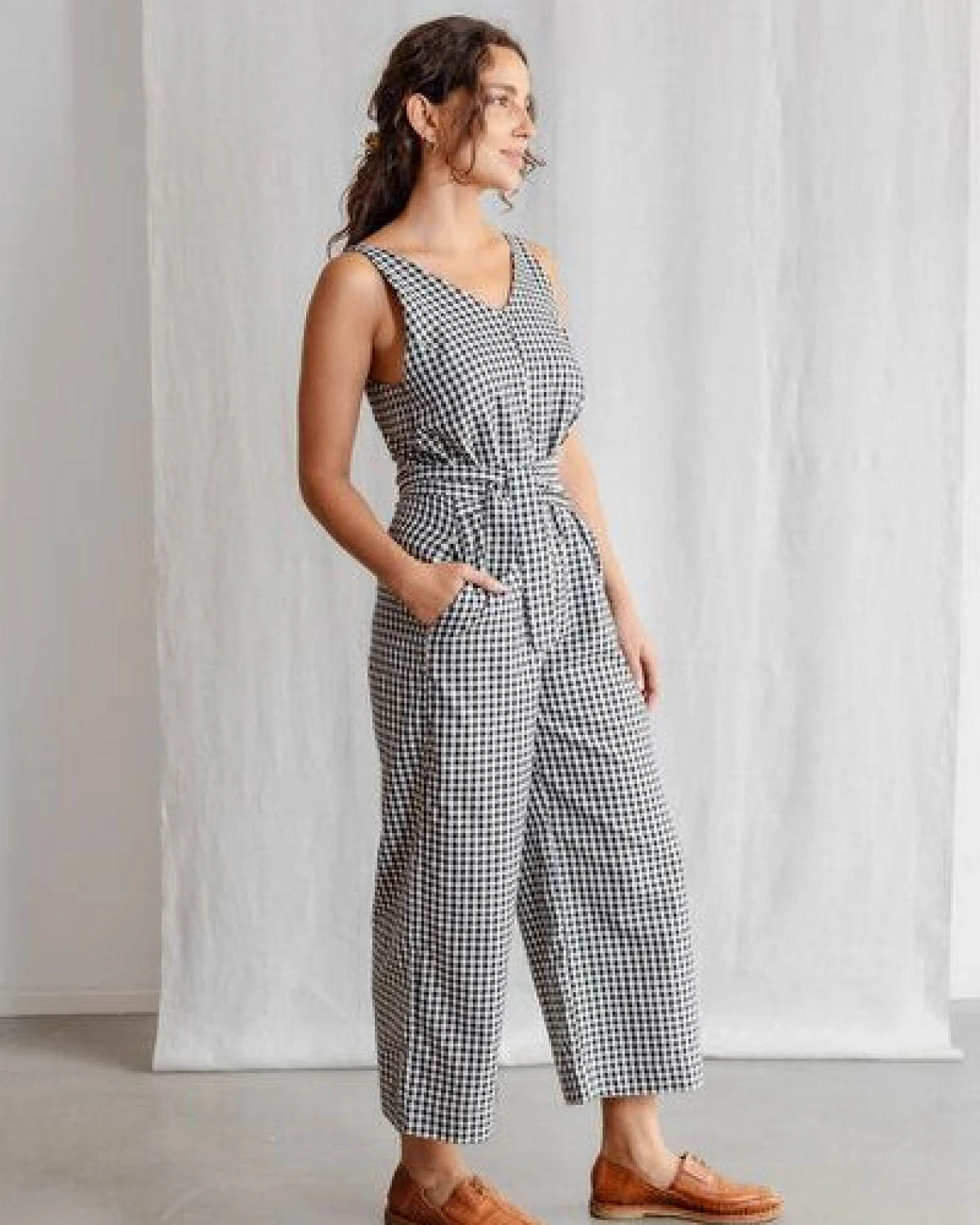 Jyoti - Fair Works Bio-Baumwoll Jumpsuit Parvi – Ansicht 2